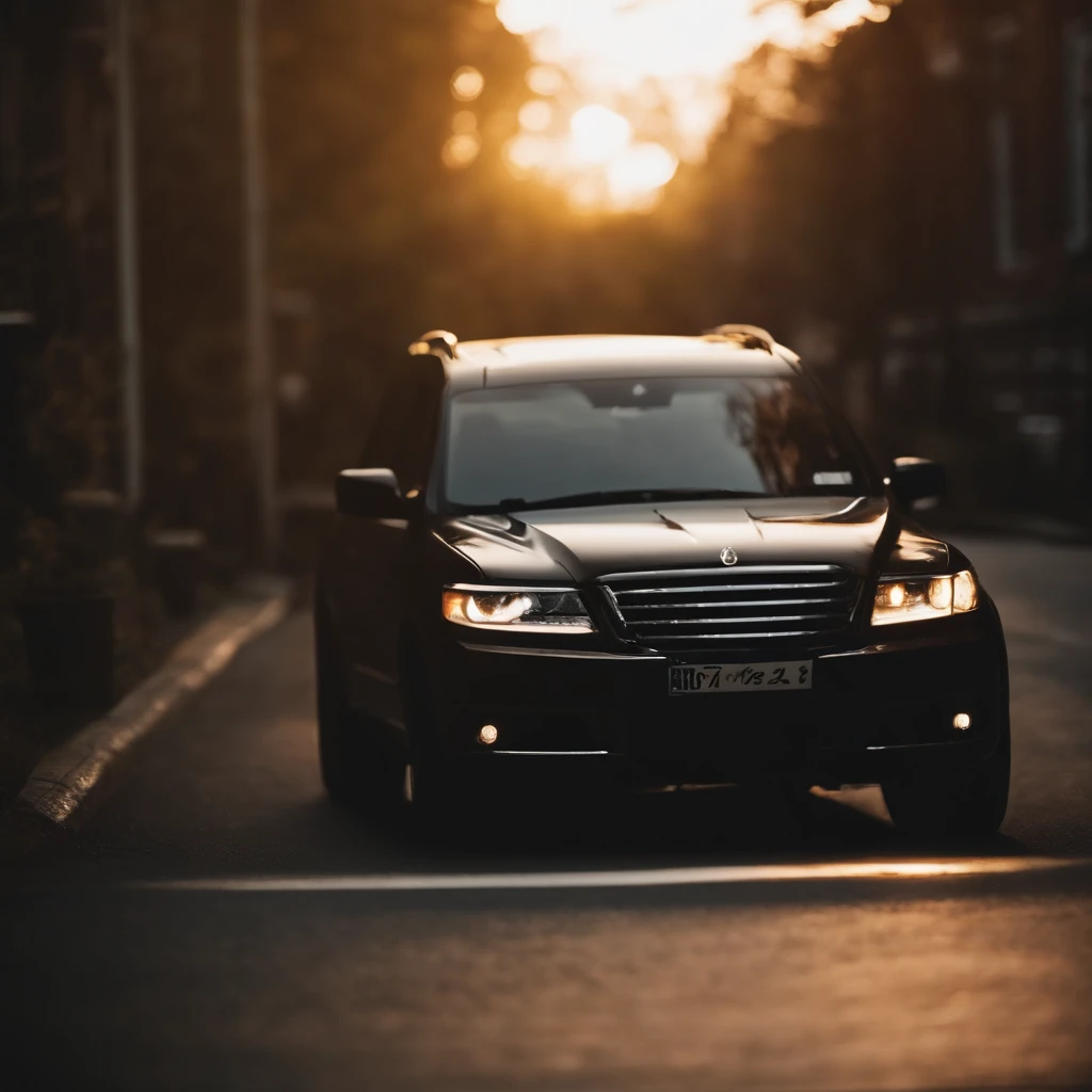 the sideview,the sideview,Contre-Jour,An SUV drove down the street,Rapid