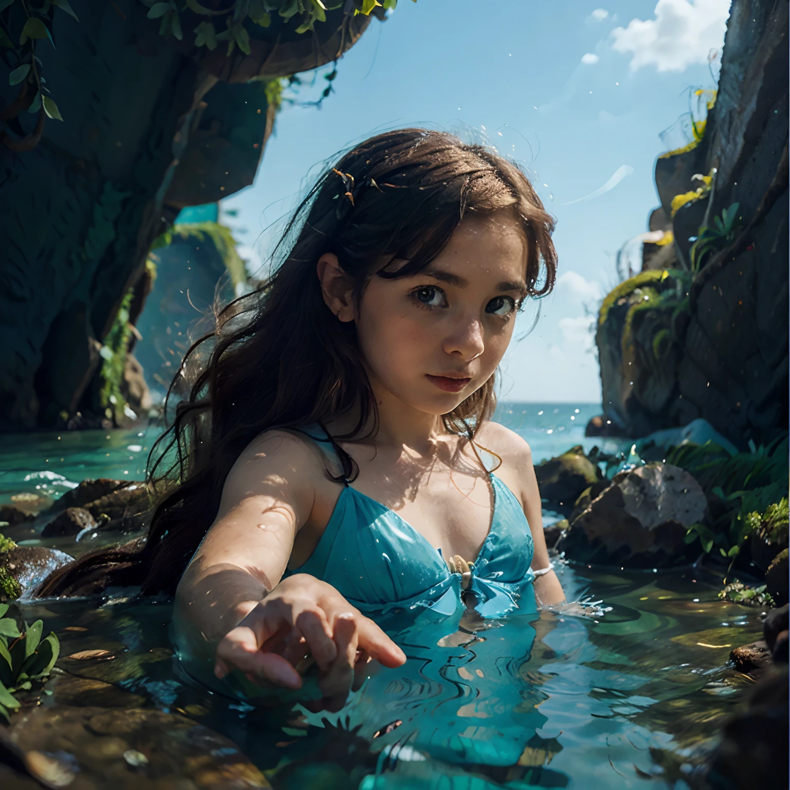 Un principito, una sirena hermosa, el mar, misterios, horrores