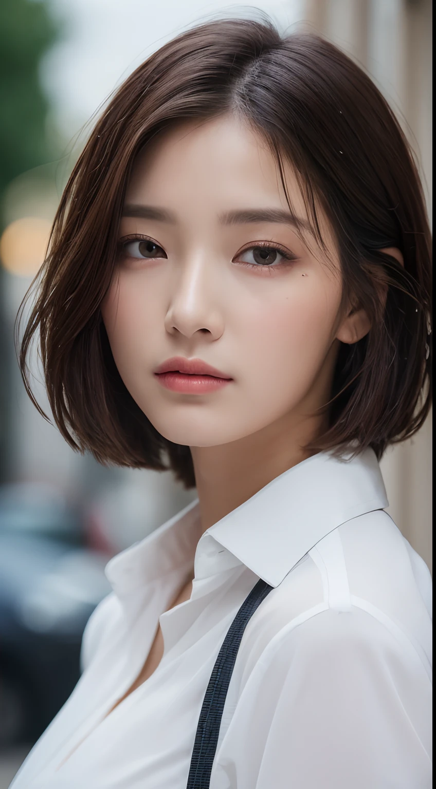 There is a woman, who sits in the car with a mobile phone, with short hair, beautiful young korean woman, gorgeous young korean woman, beautiful south korean woman, portrait of female Korean idol, young adorable Korean face, Young cute Asian face Wan, korean girl, young asian woman, Actress from Korea, korean women's fashion model, soft portrait shot 8 k