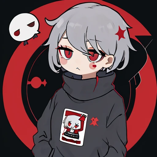 Chico chico albino con cabello blanco cabello blanco, desarreglado y despeinado con ojos claros ojos claros. comfortable and untidy clothing with red blue and black colors such as shorts and comfortable shirts 