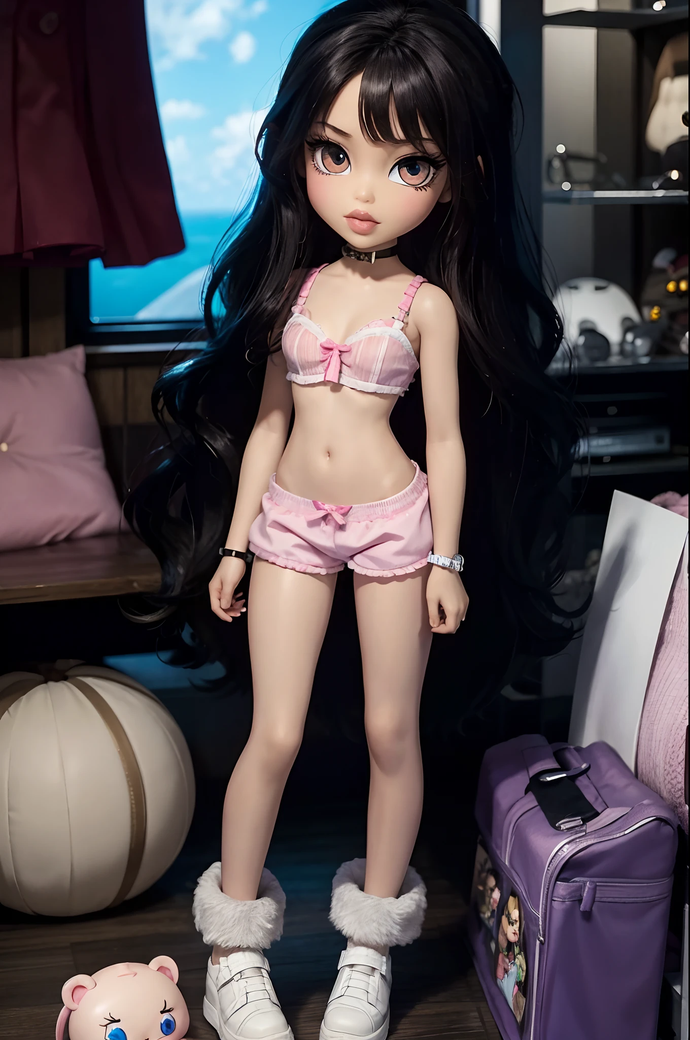 young Bratz Doll in underwear