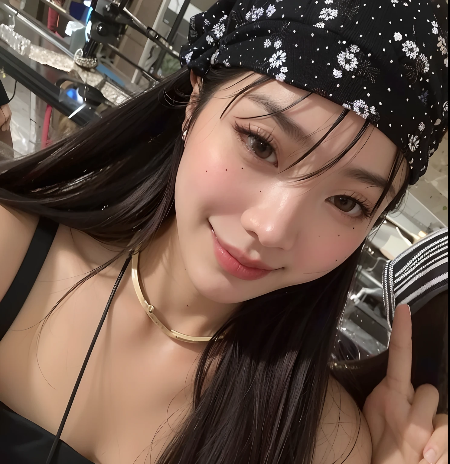 Mujer arafed con una blusa negra y un sombrero negro, Blackpink Jennie, Gongbi, Heonhwa Choe, Wenfei Ye, Parque Roseanne de Blackpink, Xintong Chen, Gemma Chen, Chiho, Jossi de Blackpink, Kimi Takemura, con una gargantilla y un lindo sombrero, Kiyoko Suzuki, Taejune Kim, Chiho Ashima