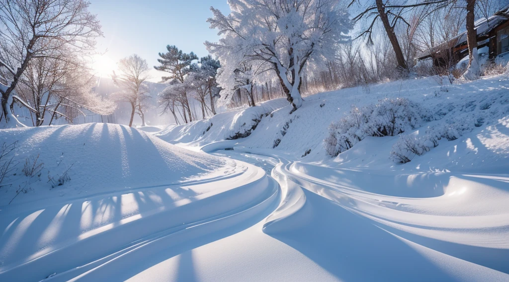 In the cold winter months,The ground is covered with a thick layer of snow,It's as if the world is dressed in white。Sin embargo,This is not enough,Nature also quietly embellishes its most precious gifts。
When you wake up to the first rays of sunlight in the morning,Push open the window,A magical picture unfolds before your eyes。Each branch is covered with sparkling ice crystals,They resemble countless diamonds,Shine brightly。The branches of the trees seem to be embedded in the snow and ice,A forest of ice and snow was formed。
These ice crystals are exposed to sunlight,glittery,It was as if the stars in the sky had fallen on the earth。You can even hear them shivering slightly in the cold wind,Make a pleasant sound。They are so pure、It's so beautiful,You can't help but be surprised。
In this cold season,The magical power of nature,This ice wonderland has been created。It gives a unique charm to winter,Also let people understand,Even in the coldest season,Nature can still bring beauty and life。