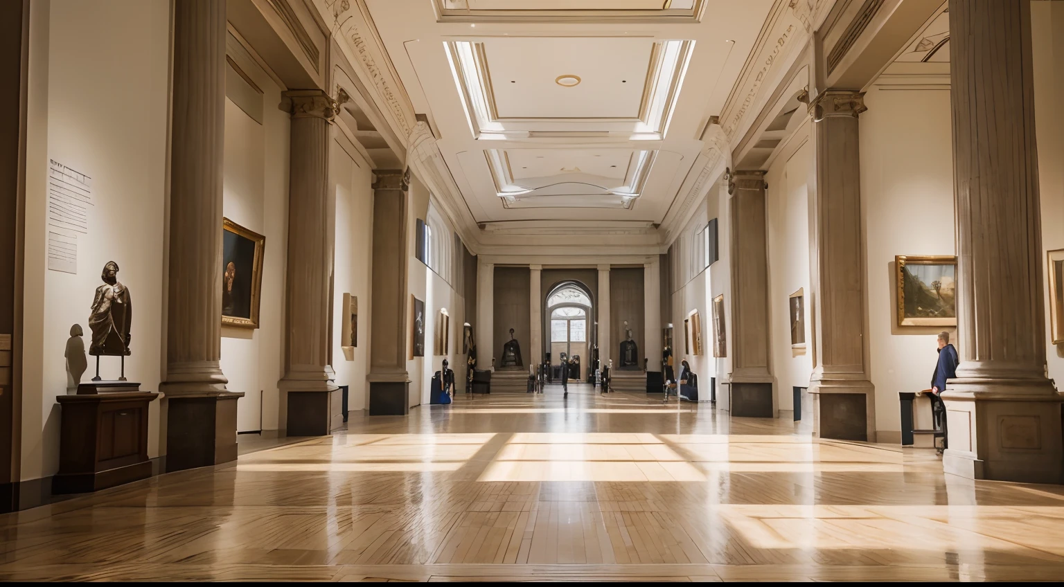 a hyper realistic photography of an Art Museums in Melbourne, Australia, no people, Nikon D850 DSLR 4k camera, 100mm lens, F 1.2 aperture setting, bright and natural lighting, vibrant, fun and relaxing atmosphere