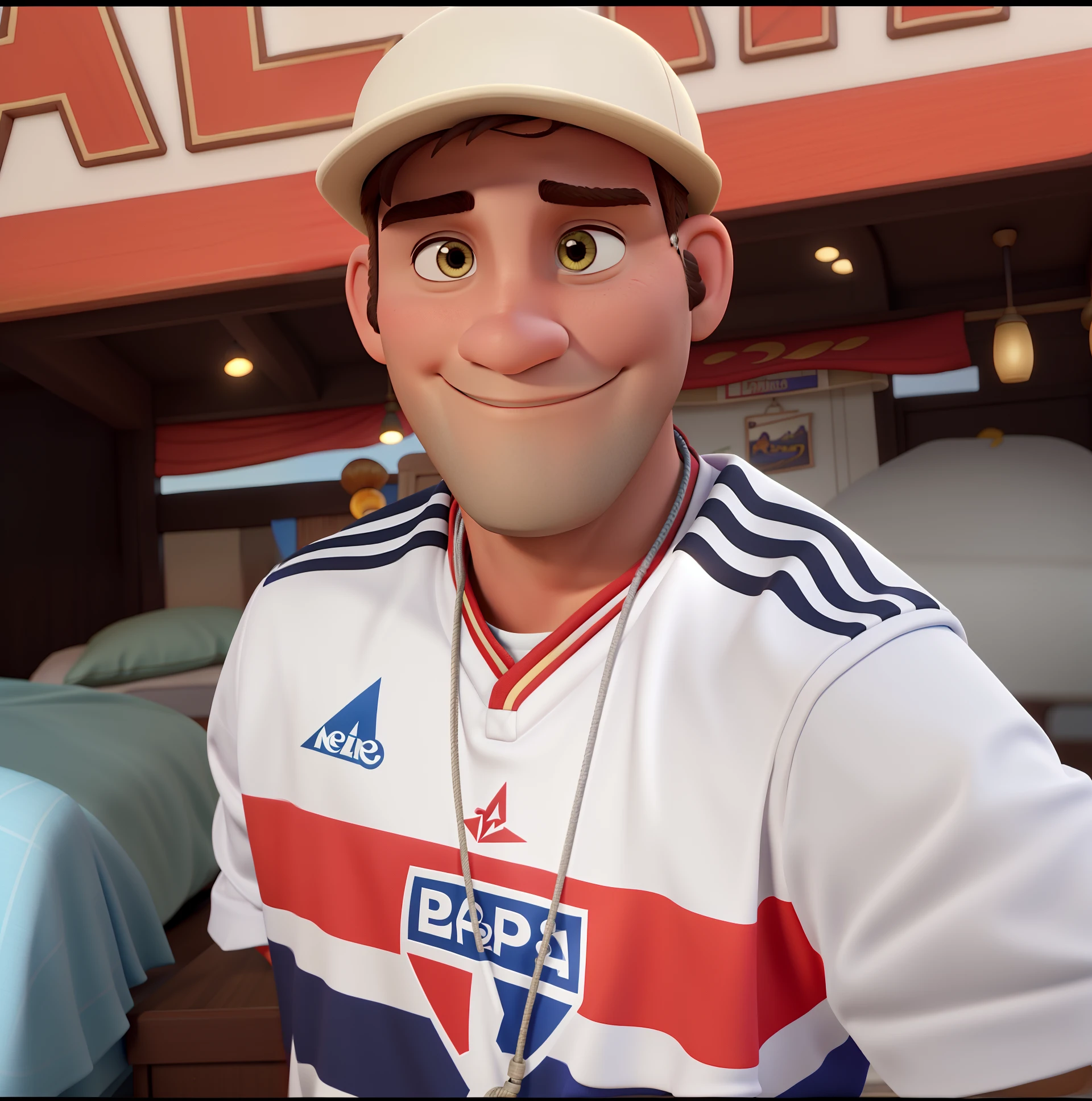 Homen pardo estilo Disney pixar,alta qualidade,melhor qualidade