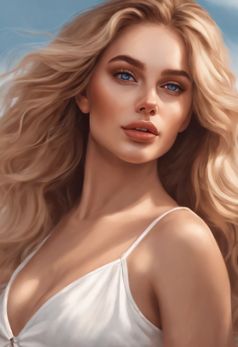 brut, analog, Nikon Z 85mm,((best quality)), ((head of'artwork)), ((realistic)),image vintage, beautiful russian woman, blond, 22 ans, posing on the beach wearing lingerie, wear lingerie , sourire avec les dents visibles, ((smalll breasts)), intricate details, very detailed, sharpness, Professionnel, 4K, Dieu rayons, hand model, beautiful brown eyes, , high resolution, detailed face features, high detail, sharpness, smooth, extremely detailed, photo_\(ultra\), photorealistic, realistic, Post-traitement, maximum detail, roughness, real life, ultra realistic, photorealism, 8K UHD, SEMI-SILHOUETTE Light, visage slave, longs cheveux blonds, beautiful hair, visage de caractère,cheveux a la potrine et elle est assise sur un canapee
