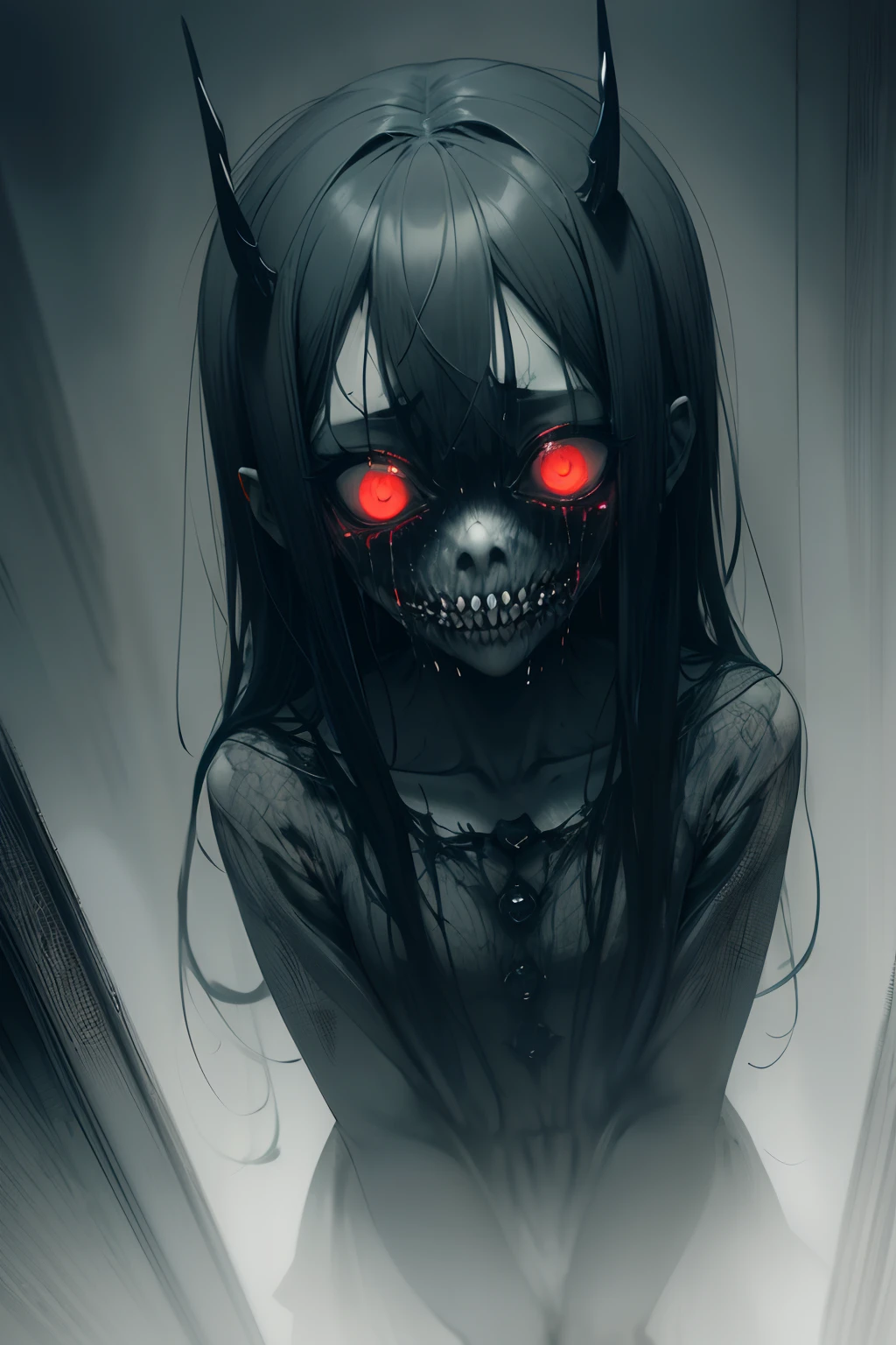 (anxiety,frightening,creepy,disturbing,haunting) girl with spooky glowing eyes, (terrifying,unsettling)eerie shadows lurking in the background, (ominous,dreadful) dark and gloomy atmosphere, (nightmares,phobias)manifesting as distorted figures, (sinister,strange) twisted faces, (unsettling) eerie whispers, (paralyzing) freeze of fear, (surreal,terrifying) dreamlike visions, (suffocating) sense of dread, (intense) heart-pounding, (chilling) cold sweat, (characterized by) uncanny silence, (evoking) primal fears, (intense) psychological suspense, (nightmarish-imaginings)of monstrous creatures, (haunting) shadows closing in, (torturing) internal struggles, (dark) psychological abyss, (mental-distortion) disorienting perceptions, (ominous) impending doom, (uncomfortable) eerie stillness in the air, (unsettling) feeling of being watched, (chilling) bone-chilling screams, (unbearable) uneasiness crawling up the spine, (sinister) whispers echoing in the mind, (haunting) memories of past traumas, (hypnotizing) fear-induced paralysis, (suffocating) suffocating darkness, (intense) anxiety taking hold, (terrifying) unknown terrors lurking within.