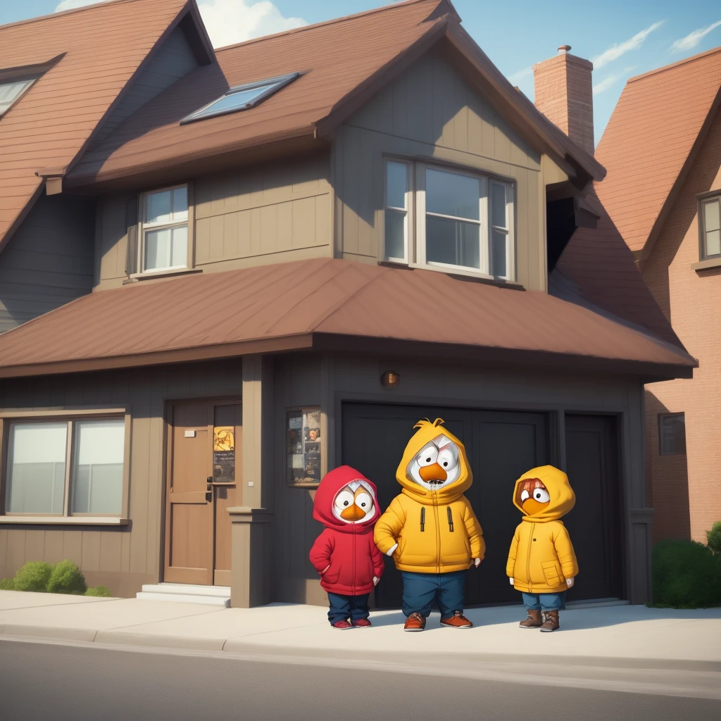 Who is William Rho and Kenny McCormick on my house by Guillaume Parker