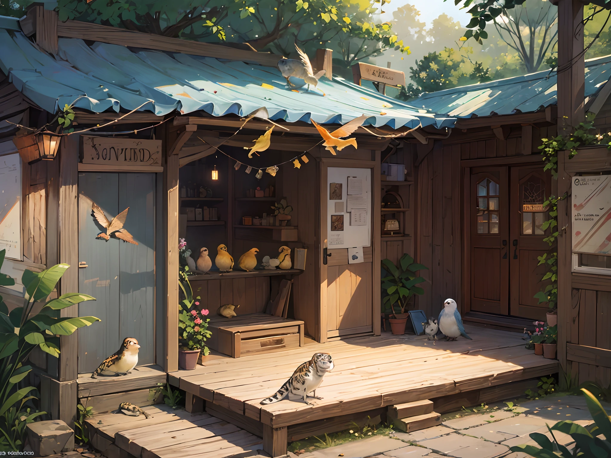 we bought a zoo ,A zoo have a lot of several of animals,birds,fishes,lizards,fantasy style --auto --s2