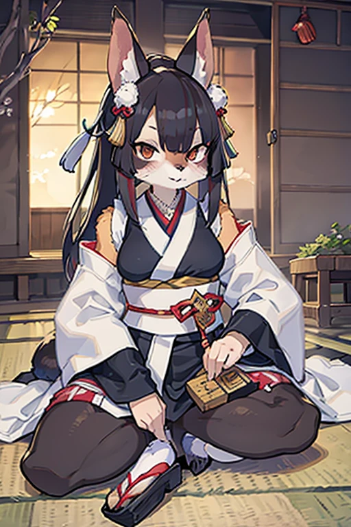 Japanese-style samurai-like raccoon beastmen