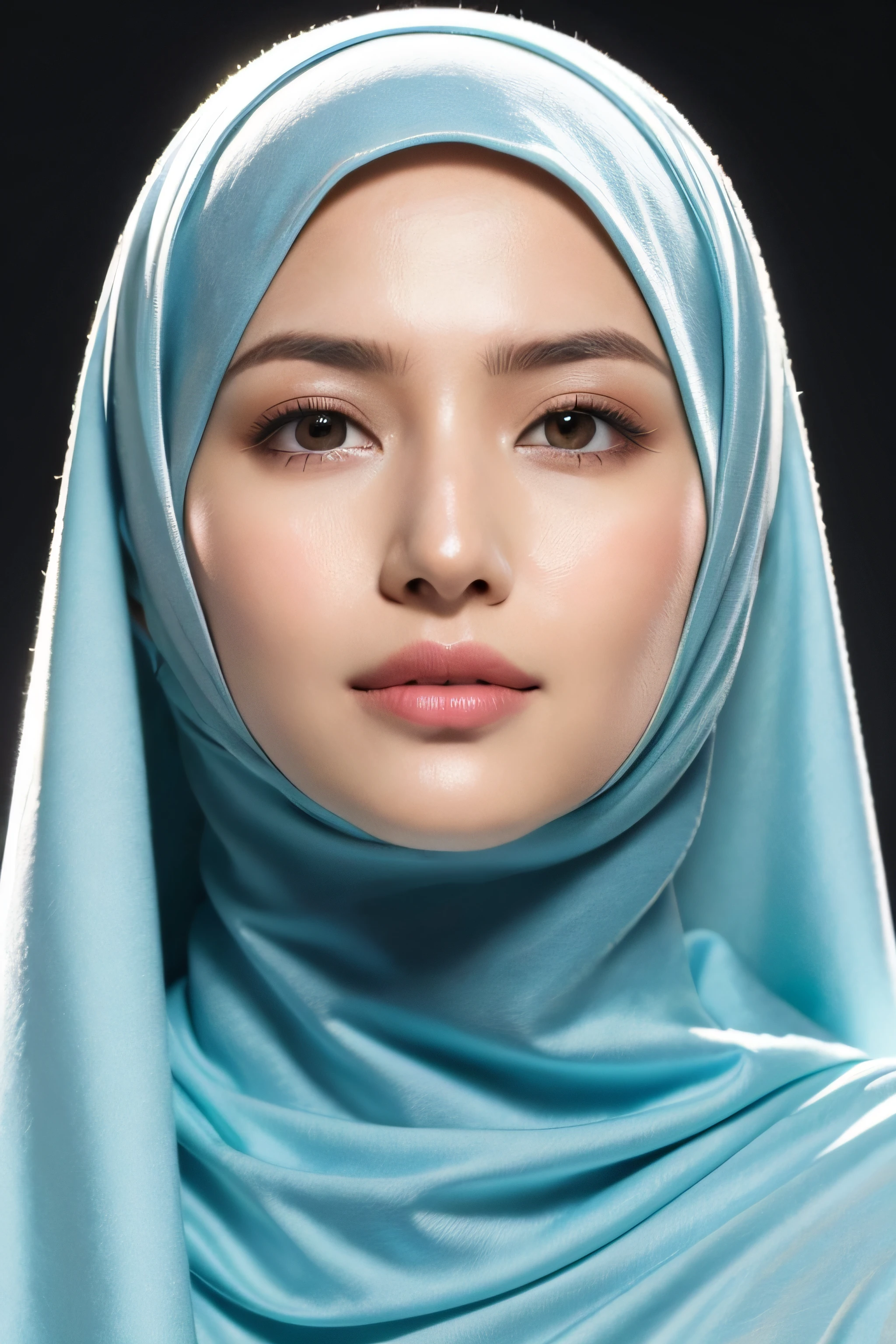 an arabic woman with hijab and niqab, smooth, flawless skin, glowing complexion, silky touch, even texture, blemish-free, radiant appearance, youthful look, soft and supple skin, poreless, perfect skin tone, porcelain-like complexion, velvety smoothness, dewy and fresh skin, natural beauty, healthy and vibrant skin, luminous glow, impeccable skin, photo-ready complexion, airbrushed finish, stunning skin clarity, complexion perfection, ageless beauty, zoom out