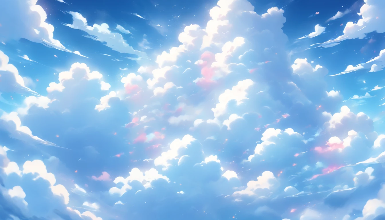 tmasterpiece，high high quality，optimum，Aesthetics and aesthetics，White tones are predominant，Straight clouds，Simple，Top-down view，Auspicious cloud pattern