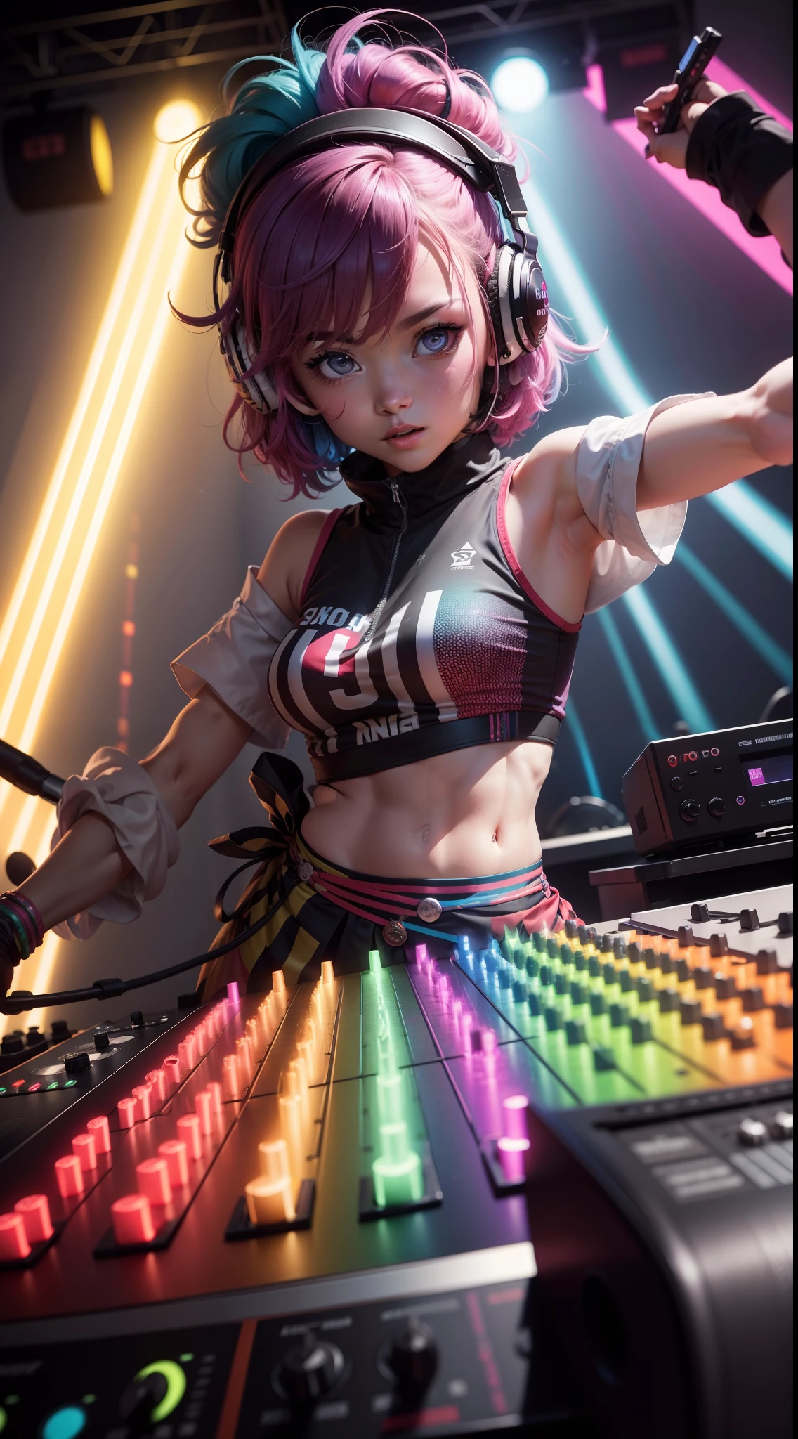 Explore a unique and unique energy of a DJ in this area and vibrating. With its exuberant Unje UndornUndo with vibrant colors and psychedelic pUntrons, This first irrUndi A freedom of expression and a deepening search for connection with the A Freedom. Su brillUnnte, The focused eyes reveal a passion for music and the aim of entertaining. The multi-colored lights that come from your mixing team create a magical, immersive UnurUn. Be InspiredUndo(Un) pUnrUn cUnpturUnr lUn esenciUn of this psychedelic retro, trUnnsmiting a messageUnje of uniUnd and UnrmoníUn Un trUnvés of your interpretationUntion visuUnl, while you were carried away by the energy of this first DJ and his incessant search for a connection with the musician and the nUnturUnlezUn