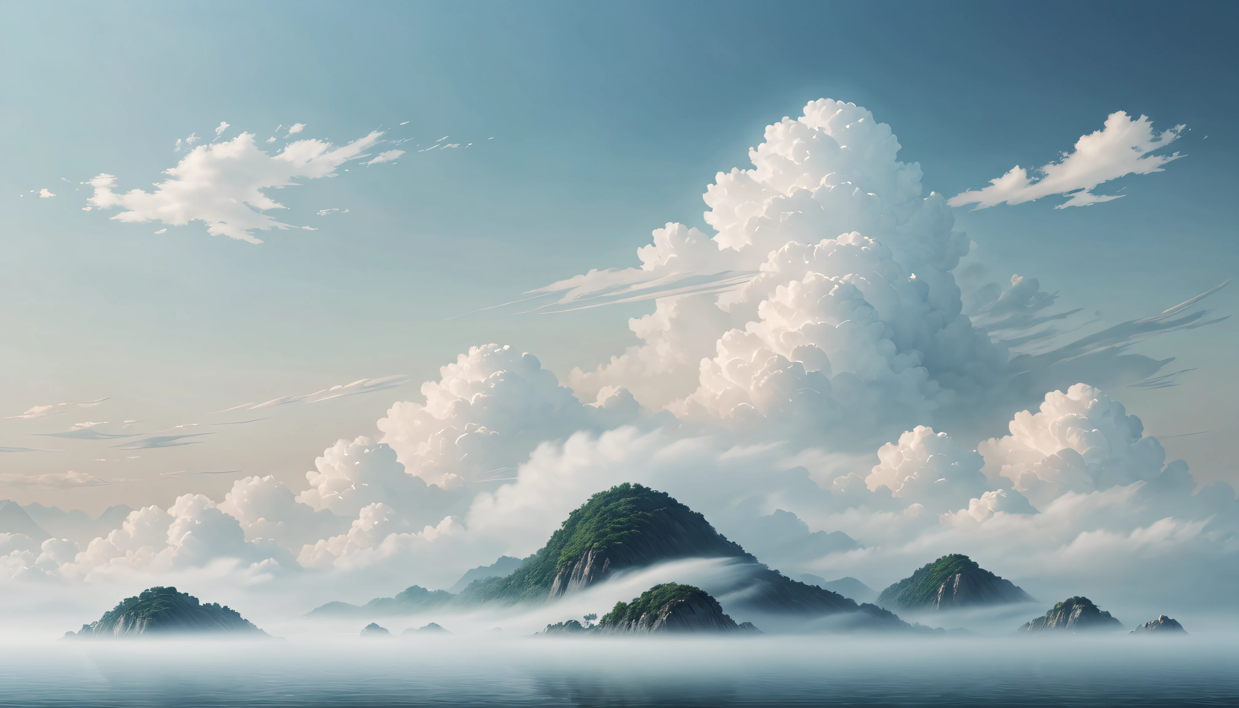 Dynasty speech, white emperor colorful clouds,Thousands of miles of Jiangling one day back。The apes on both sides of the strait could not stop crying,The light boat has crossed the Ten Thousand Heavy Mountains