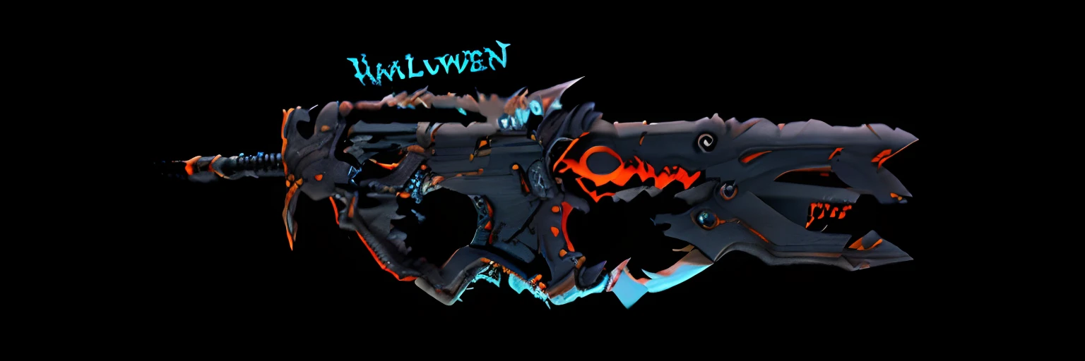 This is a weapon,Changed to Halloween-themed skin,Halloween