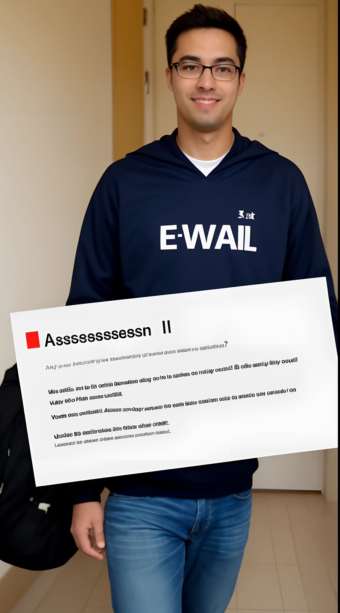 E-mail prof absent 8h30
