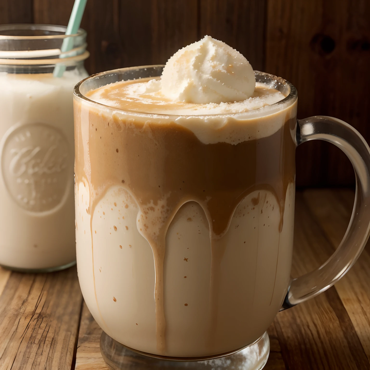Claro! Coffee frappé is a perfect refreshing drink to enjoy on a hot day. Necesitas los siguientes ingredientes:
1 cup strong coffee
1/2 taza de leche evaporada
1/2 cup water
2 teaspoons sugar
1 cup ice
To make the drink, Mix the coffee, la leche evaporada, water and sugar in a blender. Add the ice and mix until smooth and frothy. And that's it! Sirve en un vaso grande y decora con un poco de crema batida y un toque de canela si lo deseas. Enjoy your homemade frappé coffee