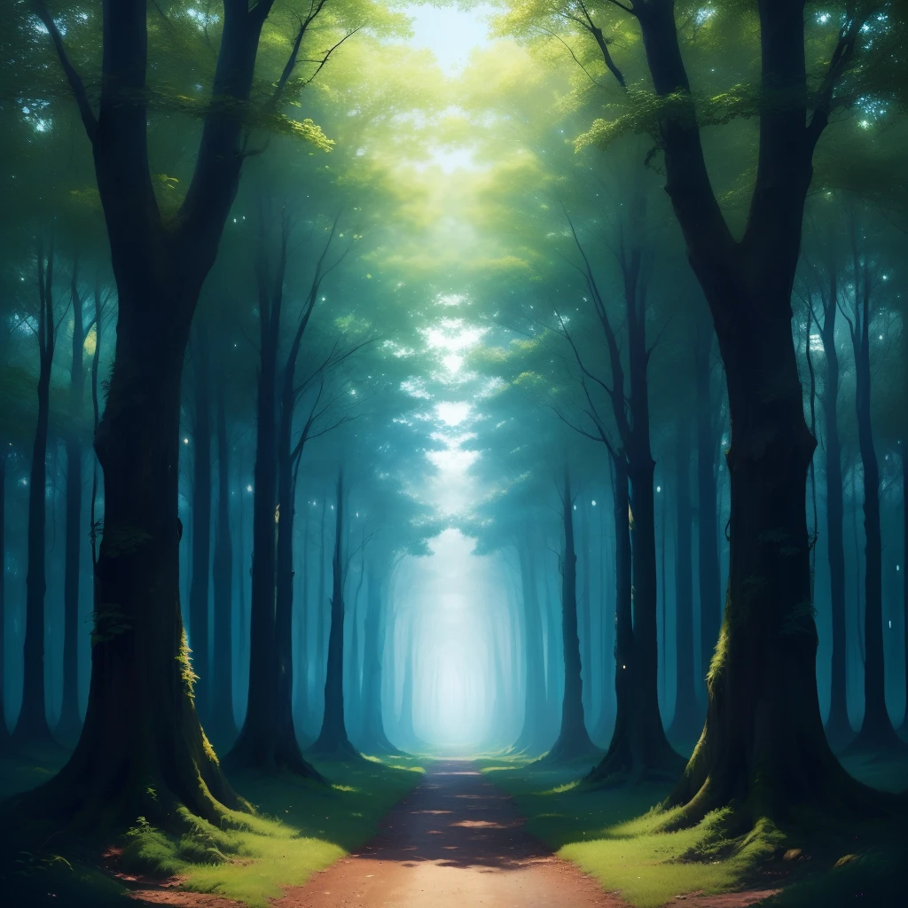 mythical forest blue