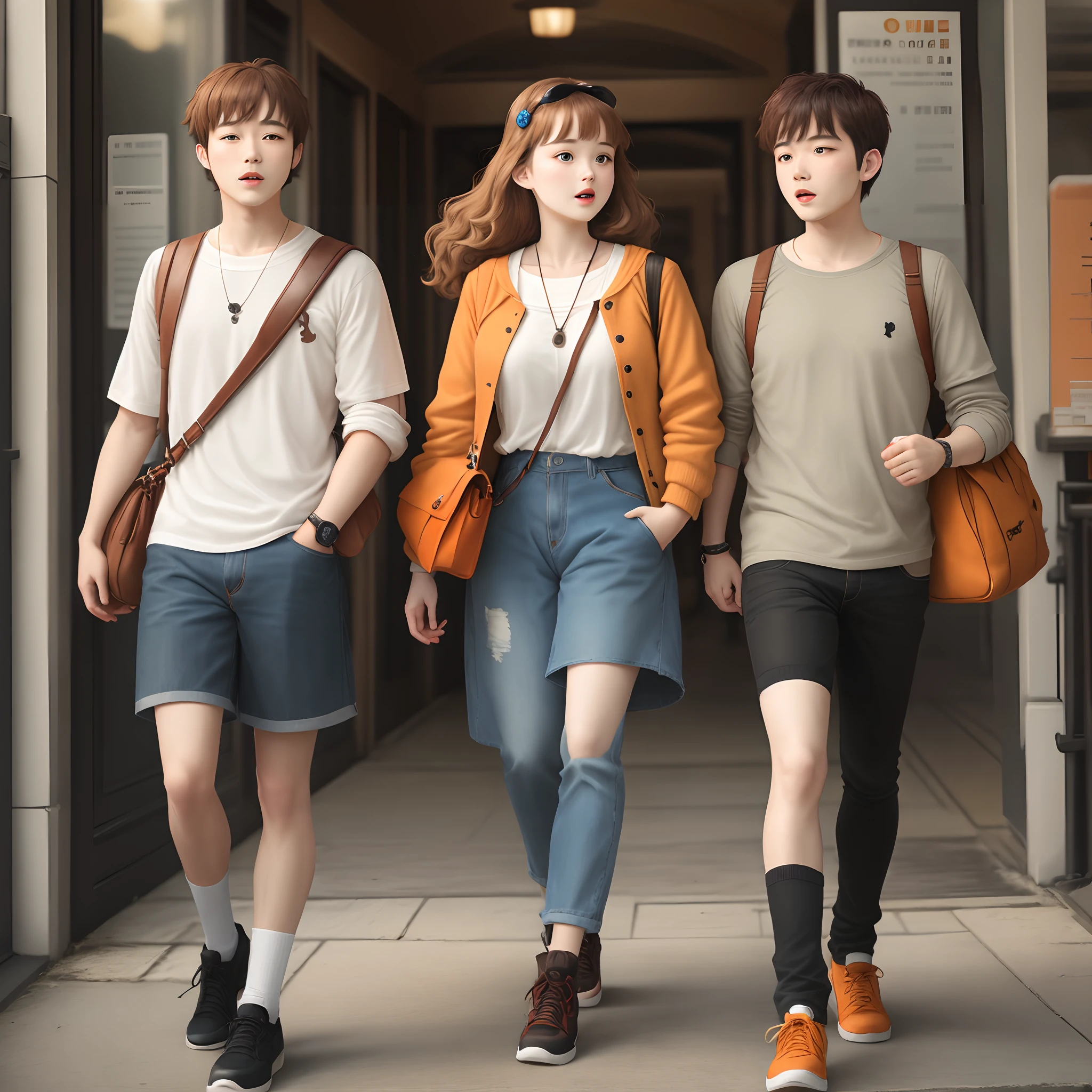 Orange accessory bears