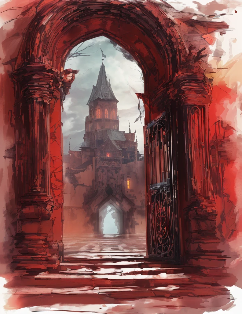The scorching sun faded into the clouds,This mysterious manor seems to be driven by some kind of force,It took off its barren face,Dress up again in glamorous tulle。The dilapidated hall has been restored to its original appearance,The majestic ancient Cerberus sculpture resembles a faithful slave,Silently guarding the gate to the depths of the castle。Midnight lightning and thunder roared, Shouts came from the medieval cathedral, Bare teeth, Bright red blood flowed through the crack in the door