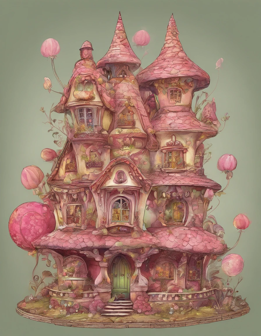 A lonely house made of sweets