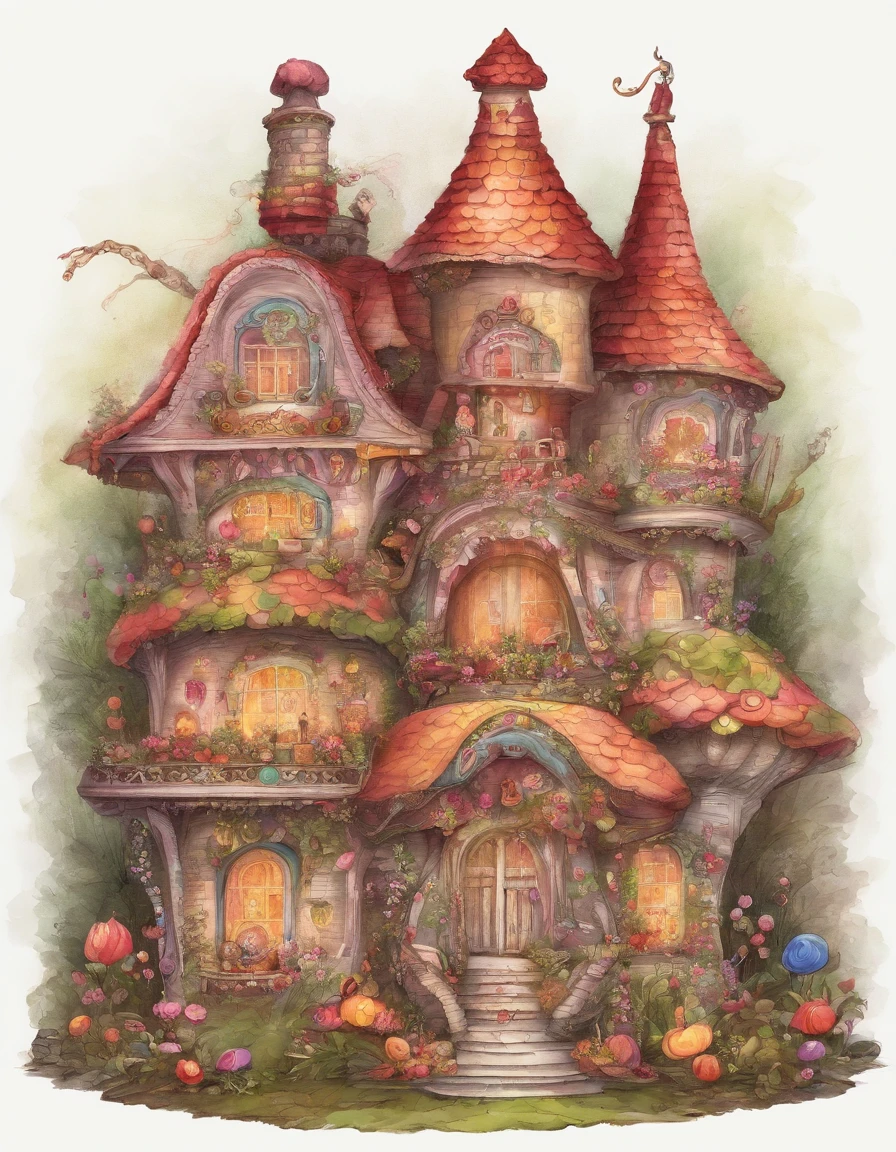 A lonely house made of sweets