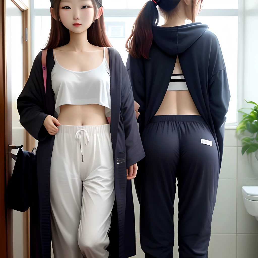 In the crowd、In the crowd、Japanese women、30 years old、(Grey long sleeve:1.7)、(Grey undershirt with no buttons:1.9),(Seamless underwear、Seamless underwear:1.8)、(Long、tight underwear:1.4)、(Tops that highlight the curves of your chest、Small Ass、Small waist、tall、Mid-chest:1.4)、(Black trousers、Wearing black chinos:1.5),Wearing sneakers、(Black Hair、Slightly wavy bob)、Little beauty、(slender:1.2),sexy