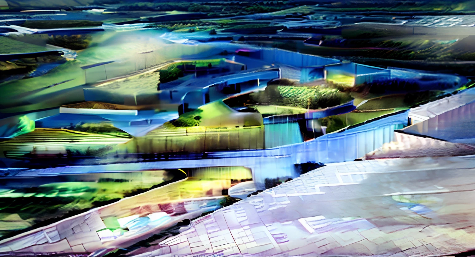 Culture and Arts Center,Building massing,The contour is sharp,Silver-white exterior wall aluminum sheet perforated curtain wall,Streamlined shape,Retreat layer by layer,Green garden on the rooftop,urban backdrop,ground perspective,Perspective view, conceptual rendering,Model the detailed model,HD meticulous,parks,There is a lake in the middle,The building is located on a square at the intersection of city roads,City roads are full of traffic,Get a clear and detailed picture of the artist's impressions,contours,bird's eyes view,A digital rendering,Artist impression architecture,best qualityer,architectural photography,photograph realistic,Hyperphoto-real,Hyper-detailing,8K,Cultural Center Photography,Hyper-detailing、Hyperphoto-real、photograph realistic,cinmatic lighting,500px,Blue and clean skies,40mm,grassy fields,Clean the glass