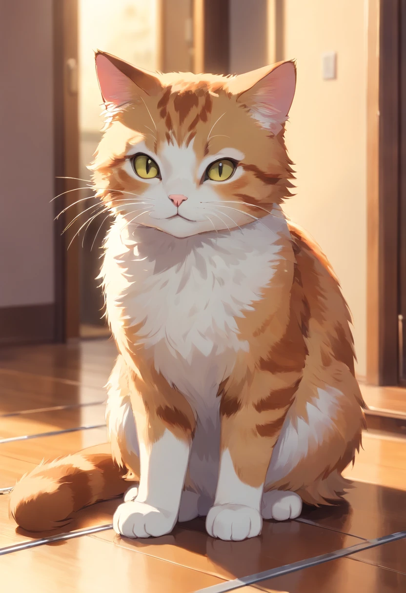 "Generate ultra-high-resolution images of chic cats, Classic cat pose. Use advanced macro photography techniques、Highlight the intricate details of your cat's coat, Schnurbat, and expressive eyes.

Place the camera at the level of the cat's eye, Create an intimate connection between the audience and the cat subject. Achieve a wide aperture for a shallow depth of field, Let the cat stand out clearly against a slightly blurred background.

Improve lighting, Emphasize the texture and contour of the cat's body, Use of Software, Remove rough shadows、, Cozy atmosphere.

Scratch the cat in a relaxed position, But balanced, Show your flexibility and elegance. try, Capture the moment with natural movement, stretching, pubic hair beauty, etc., Convey realism.

Implement post-processing technology, Improve image clarity, contrast, and color balance, Protect all aspects, From the intricate patterns of cats to their intense gaze, Stunning rendering of details.

Enfim, Convey the gentle beauty and innate elegance of cats,, Capture fleeting moments, Celebrate the unique nature of the cat's curiosity and balance."