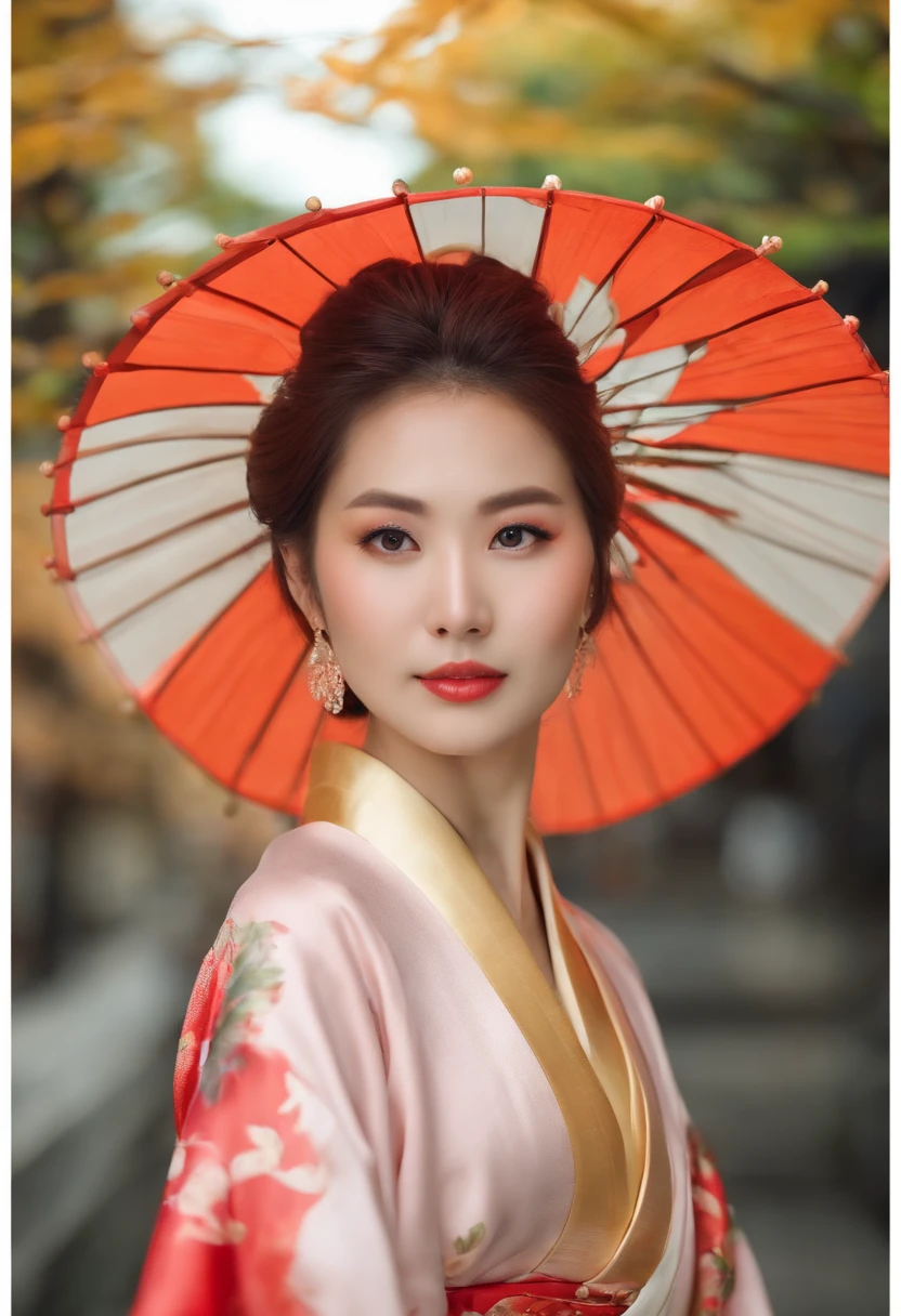 Adult pretty woman in Japan, huge tit, Without bra,kimono, Realistic,