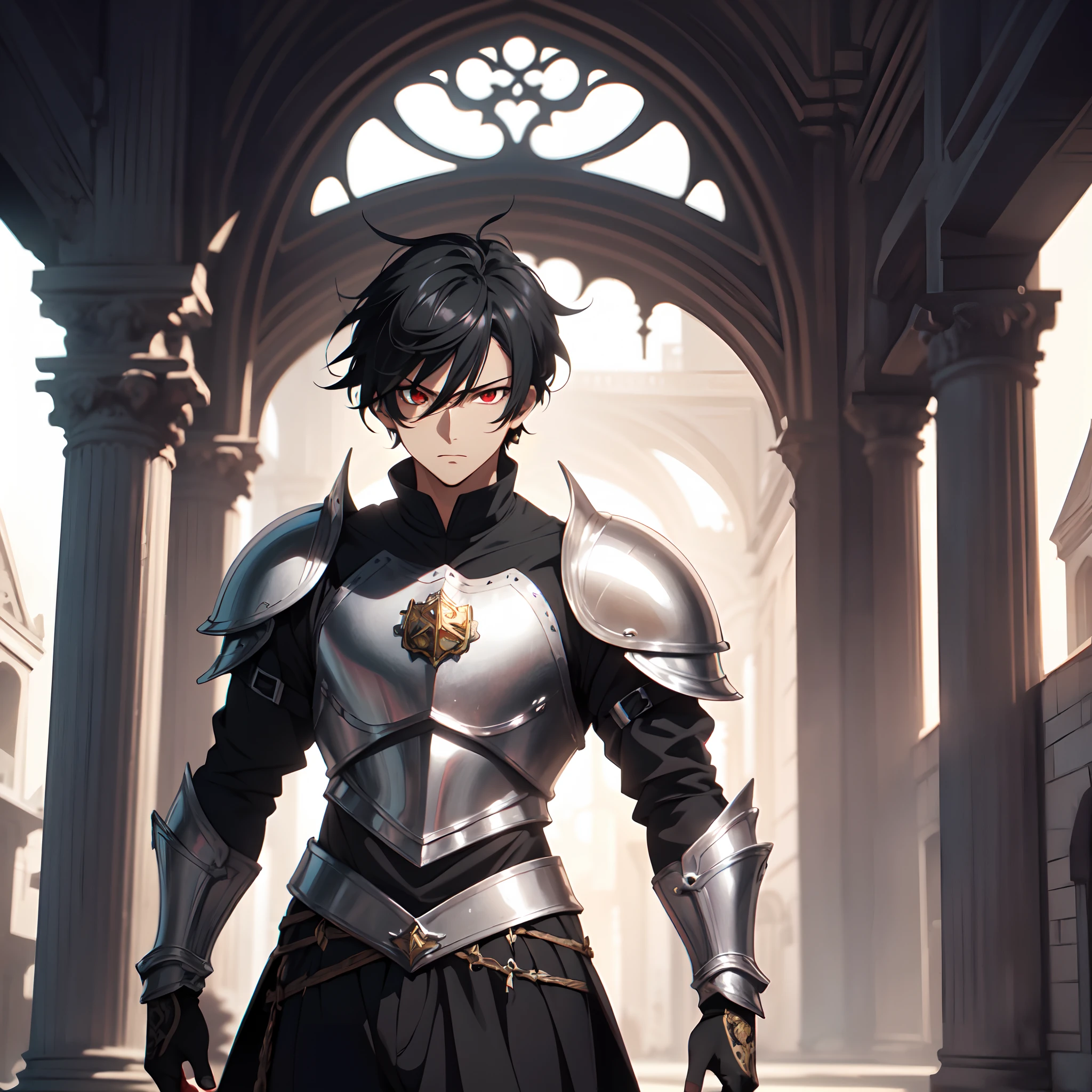 128K Ultra High Definition,
128K Ultra High Quality,
128K Ultra High Resolution,
Best Definition,
Best Quality,
Best Resolution,
Perfectly Detailed,
Perfectly Designed,
Extremely Detailed,
Extremely Designed,
Hyper Detailed,
Hyper Definition,
Hyper Quality,
Hyper Resolution,
Masterpiece,
(((Anime))),
Body Shot,
(((Boy))),
Handsome,
Muscular Body,
(((Black Short Hair))),
(((Red Eyes))),
(((Hyper Detailed & Perfectly Designed With Ultra High Quality Platinum Warlord Armor))),
(((Inside Of Medieval Royal Palace Background Scenery))),