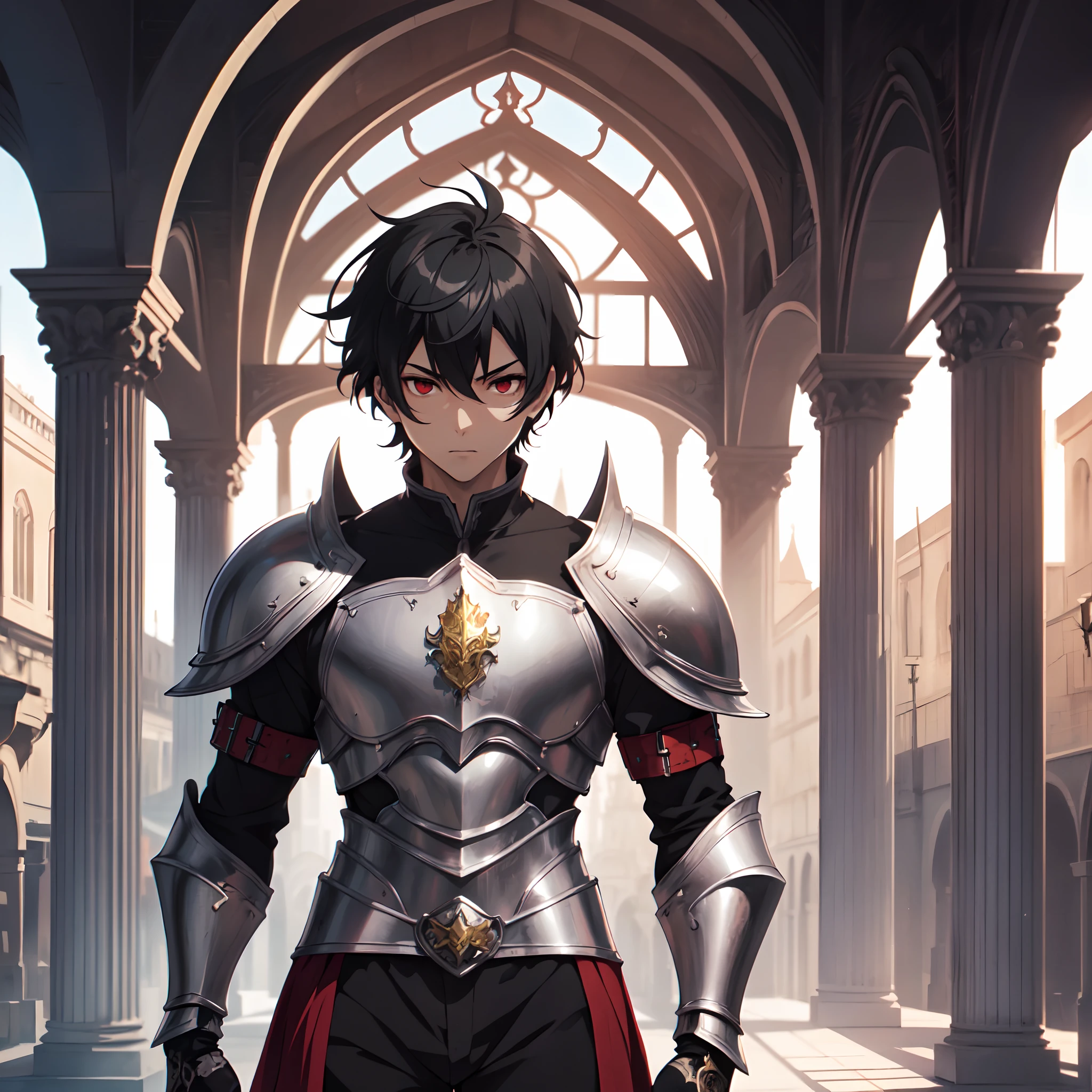 128K Ultra High Definition,
128K Ultra High Quality,
128K Ultra High Resolution,
Best Definition,
Best Quality,
Best Resolution,
Perfectly Detailed,
Perfectly Designed,
Extremely Detailed,
Extremely Designed,
Hyper Detailed,
Hyper Definition,
Hyper Quality,
Hyper Resolution,
Masterpiece,
(((Anime))),
Body Shot,
(((Boy))),
Handsome,
Muscular Body,
(((Black Short Hair))),
(((Red Eyes))),
(((Hyper Detailed & Perfectly Designed With Ultra High Quality Platinum Warlord Armor))),
(((Inside Of Medieval Royal Palace Background Scenery))),