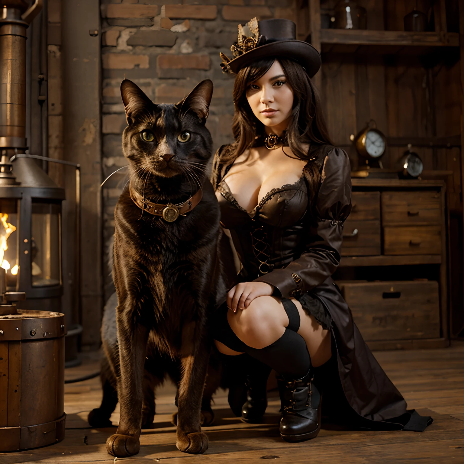Steampunk cat
