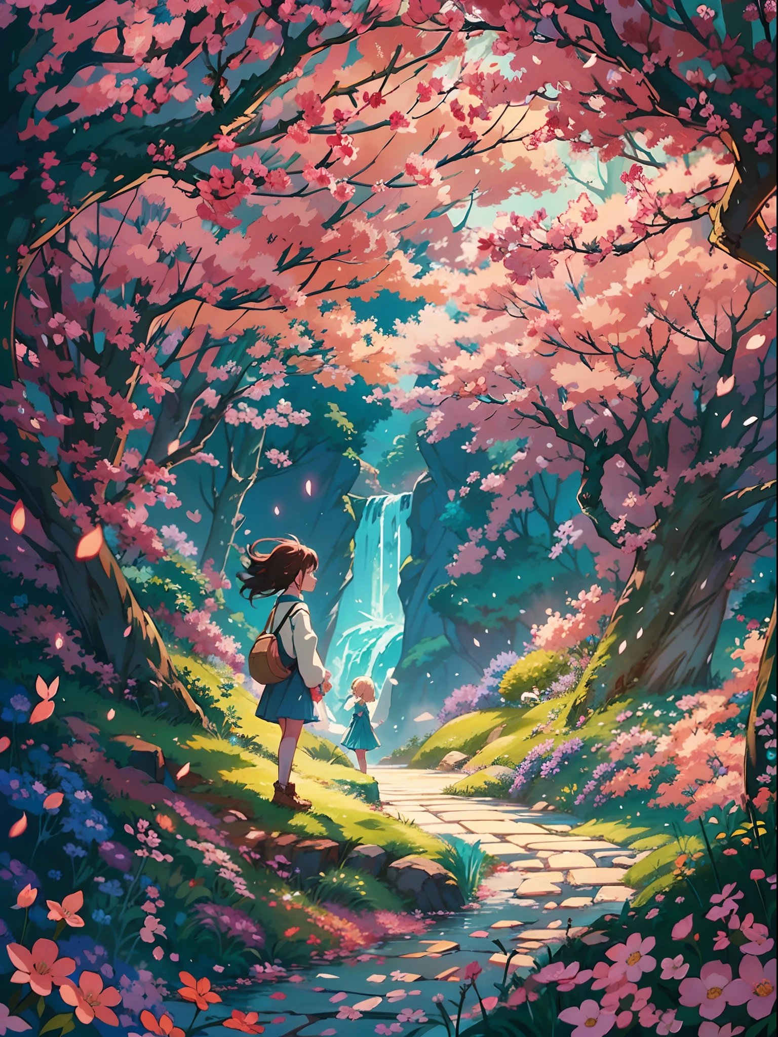 New poster of an anime movie name "Dream",A girl with magical powers, enchanted forest, vibrant colors, whimsical creatures, detailed animation, Studio Ghibli-style, anime art, mystical atmosphere, cherry blossom trees, soaring dragon, emotional storytelling, breathtaking scenery, hand-drawn illustrations, captivating storyline, expressive characters, dreamlike visuals, ethereal music, iconic moments, delicate brushstrokes, seamless animation, heartwarming moments, imaginative world, intricate details, captivating soundtrack, magical spells, ancient legends, mesmerizing animation techniques, enchanting soundtrack, nostalgic vibes, journey of self-discovery, mythical creatures, epic adventure, surreal landscapes, emotional rollercoaster, spellbinding narrative, artistic masterpiece, breathtaking animation, immersive experience, stunning cinematography, heartwrenching moments, unforgettable characters."