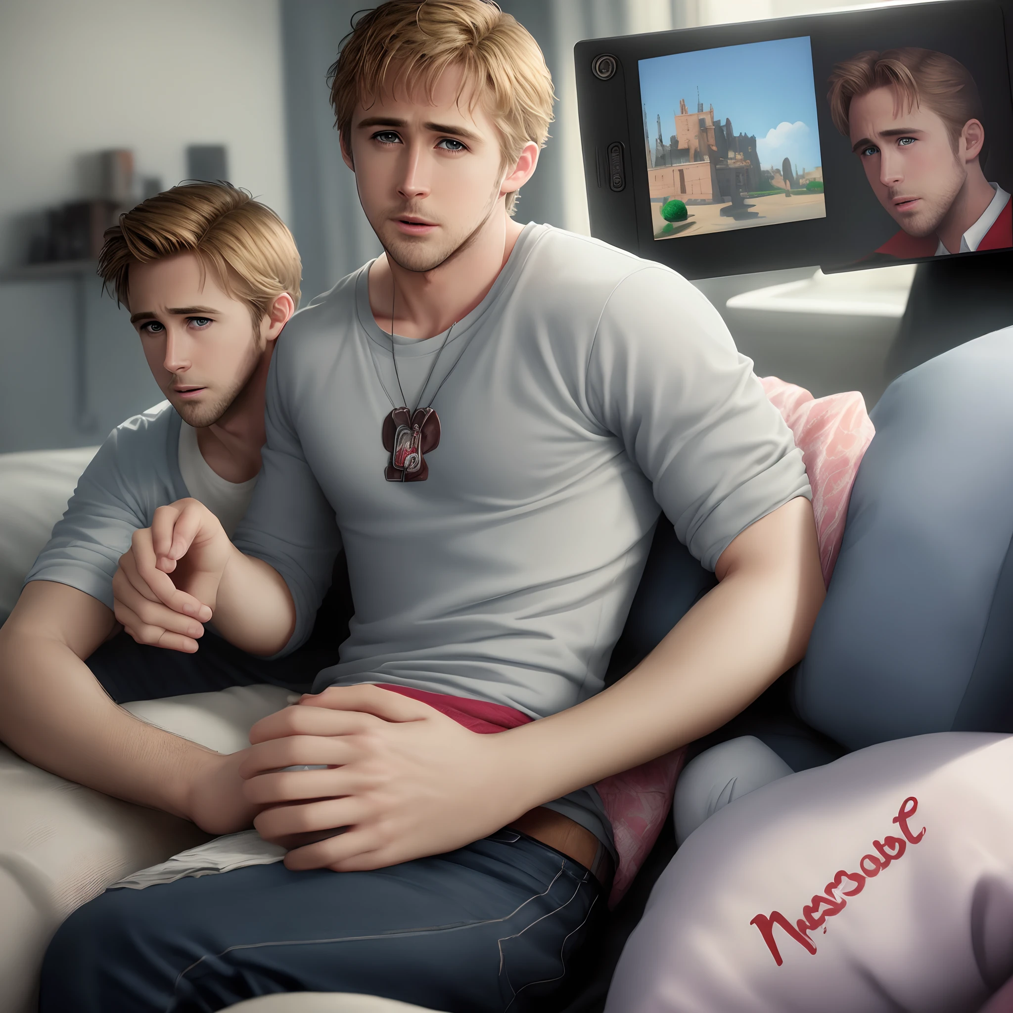 Mario en tant que Ryan Gosling dans le film Drive