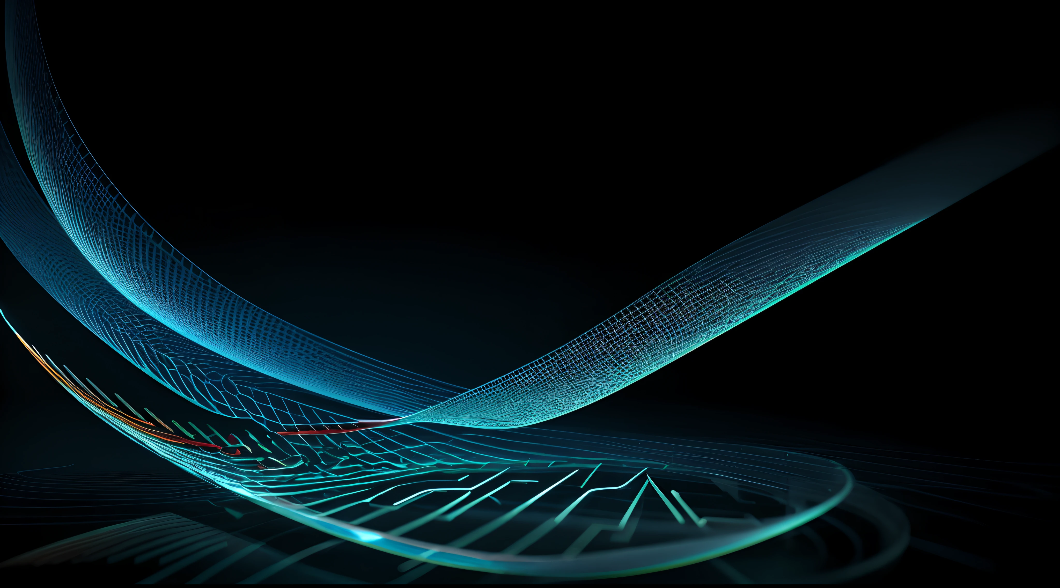 Engaging 3D visualization featuring stunning graphs、glinting