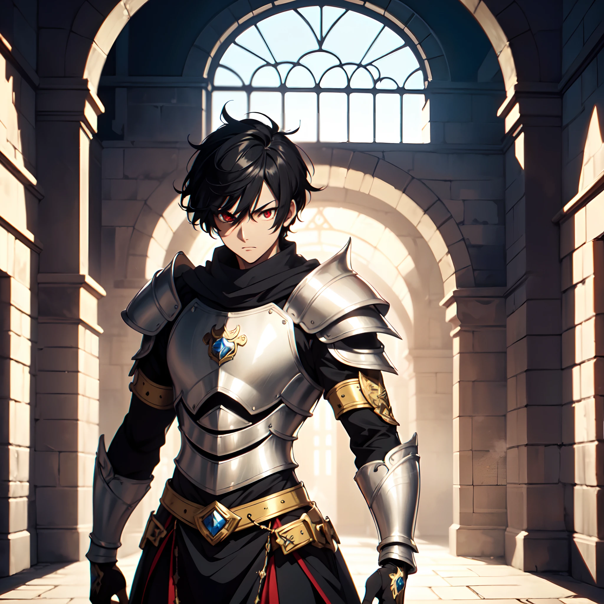 128K Ultra High Definition,
128K Ultra High Quality,
128K Ultra High Resolution,
Best Definition,
Best Quality,
Best Resolution,
Perfectly Detailed,
Perfectly Designed,
Extremely Detailed,
Extremely Designed,
Hyper Detailed,
Hyper Definition,
Hyper Quality,
Hyper Resolution,
Masterpiece,
(((Anime))),
Body Shot,
(((Boy))),
Handsome,
Muscular Body,
(((Black Short Hair))),
(((Red Eyes))),
(((Hyper Detailed & Perfectly Designed With Ultra High Quality Diamond Warlord Armor))),
(((Inside Of Medieval Royal Palace Background Scenery))),