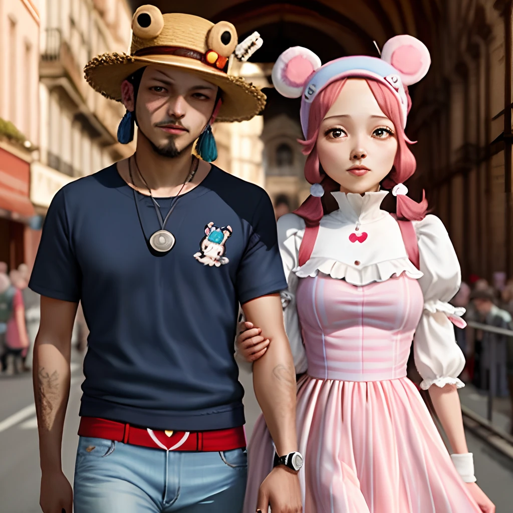 Tony Tony chopper sur le thème de la saint valentin