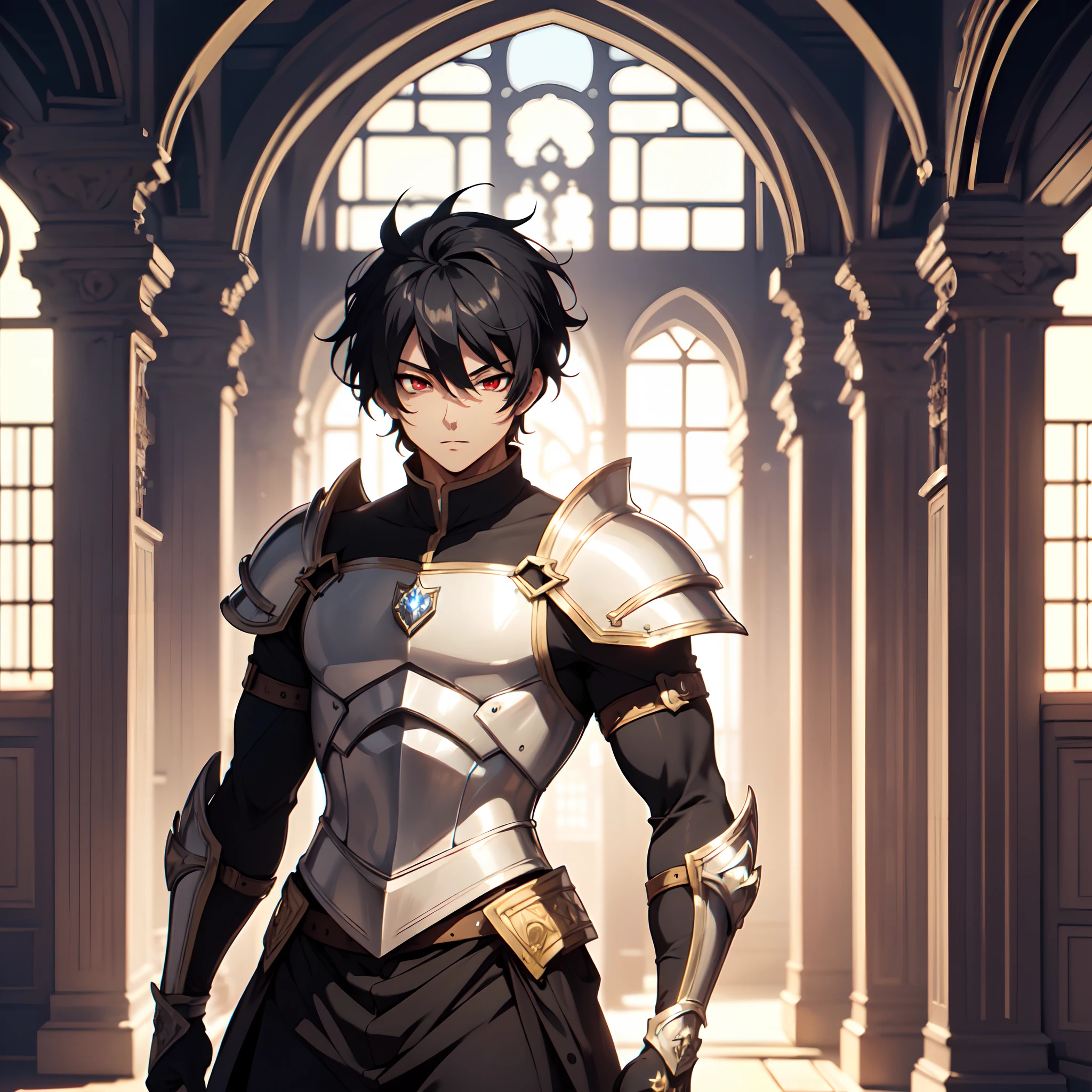 128K Ultra High Definition,
128K Ultra High Quality,
128K Ultra High Resolution,
Best Definition,
Best Quality,
Best Resolution,
Perfectly Detailed,
Perfectly Designed,
Extremely Detailed,
Extremely Designed,
Hyper Detailed,
Hyper Definition,
Hyper Quality,
Hyper Resolution,
Masterpiece,
(((Anime))),
Body Shot,
(((Boy))),
Handsome,
Muscular Body,
(((Black Short Hair))),
(((Red Eyes))),
(((Hyper Detailed & Perfectly Designed With Ultra High Quality Diamond Warlord Armor))),
(((Inside Of Medieval Royal Palace Background Scenery))),