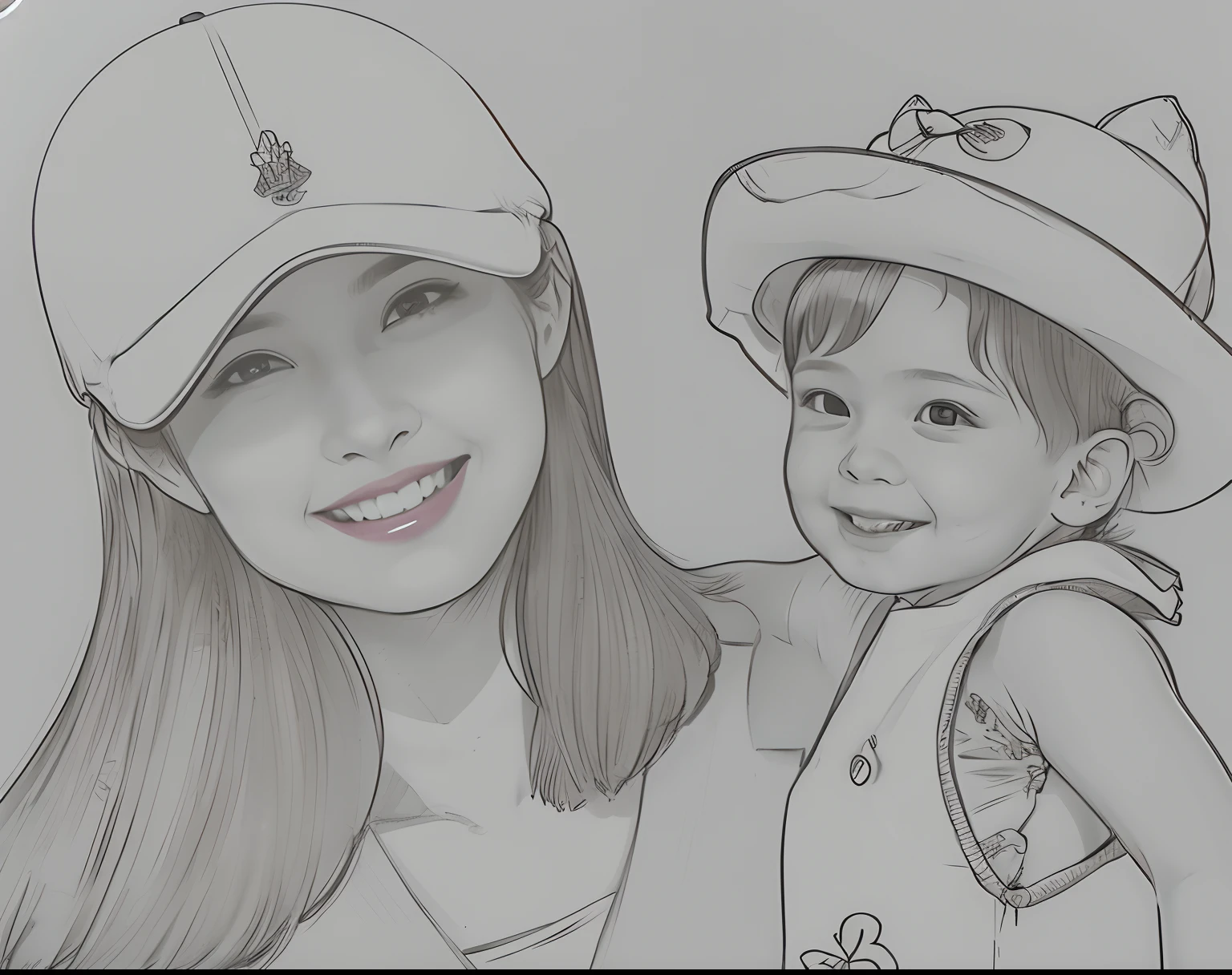 Smiling mother and child、(top-quality,​masterpiece:1.3,超A high resolution,),(ultra-detailliert,Caustics),(Photorealsitic:1.4,RAW shooting,)Ultra-realistic capture,A highly detailed,High resolution 16K human skin close-up。 Skin texture is natural、,The pores are、Must be detailed enough to be easy to identify。 Skin should look healthy with even tones。 Use natural light and color,,japanes,28 year old,kawaii,A dark-haired,Middle hair,(large boob:1.2),smil,Turn your body to the front,(front-facing view:1.2),Looking at the camera、Smile with the corners of your mouth raised、If you draw your mouth with the corners of your mouth with the intention of making a figure 8 dimple on your cheek,,、Zygomatic muscles, This is、It is a muscle that lifts the corners of the mouth towards the cheeks, is affected.、You can express a smiling expression。A smile with visible cheek walls、Expressive、Beautie、Generate the left shoulder correctly。