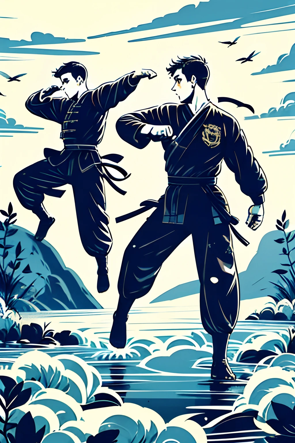 combat(1boy:1girl)