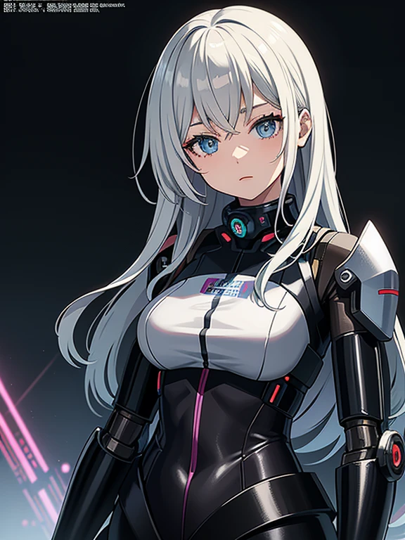 Anime girl with science - futuristic costumes and science - futuristic weapons, Cute cyborg girl, advanced digital anime art, Perfect Anime Cyborg Woman, Digital Cyberpunk Anime Art, high quality digital concept art, Beautiful girl cyborg, mechanized valkyrie girl, Cyberpunk anime girl mecha, beutiful white girl cyborg, Cyborg girl, perfect android girl