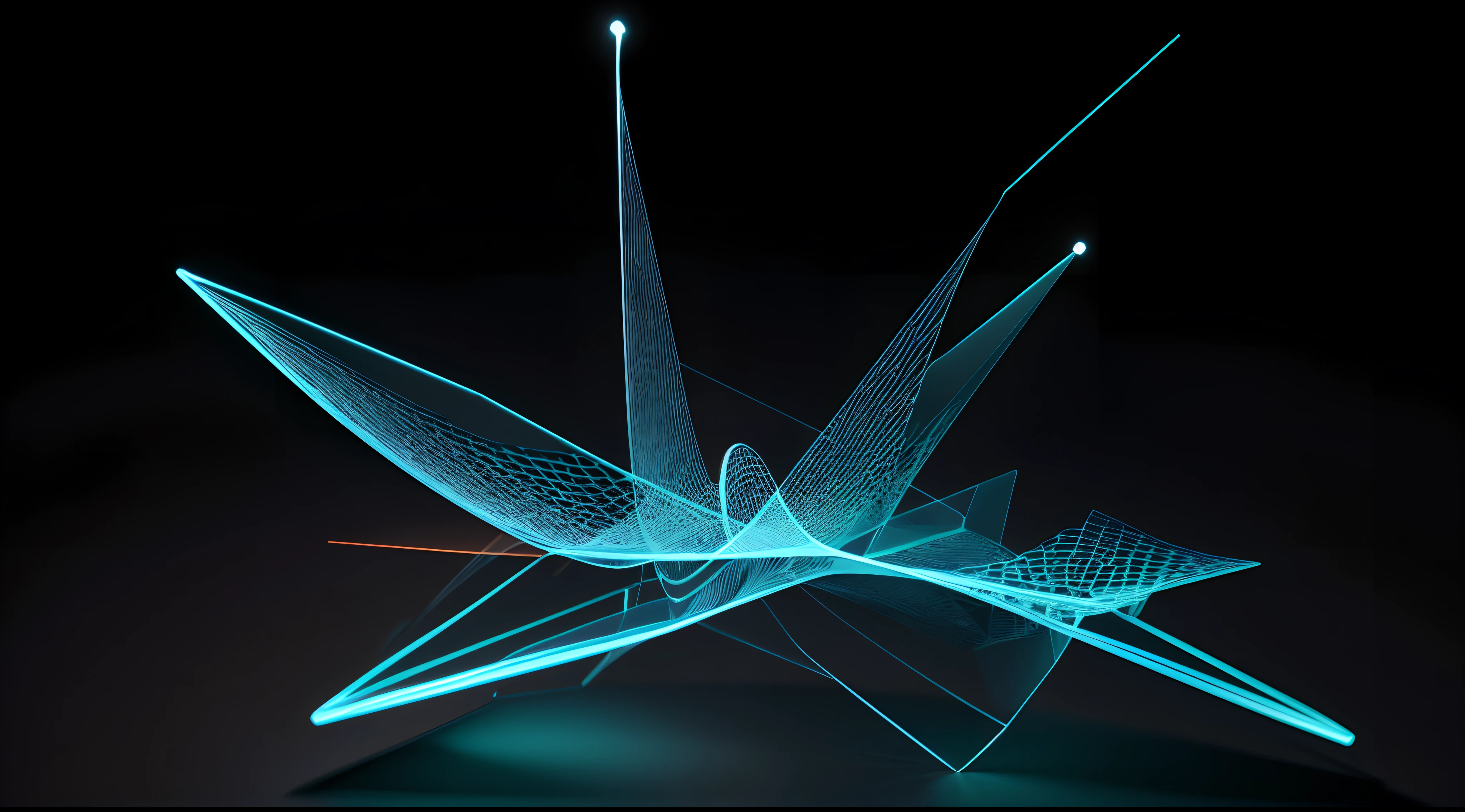 Engaging 3D visualization featuring stunning graphs、glinting