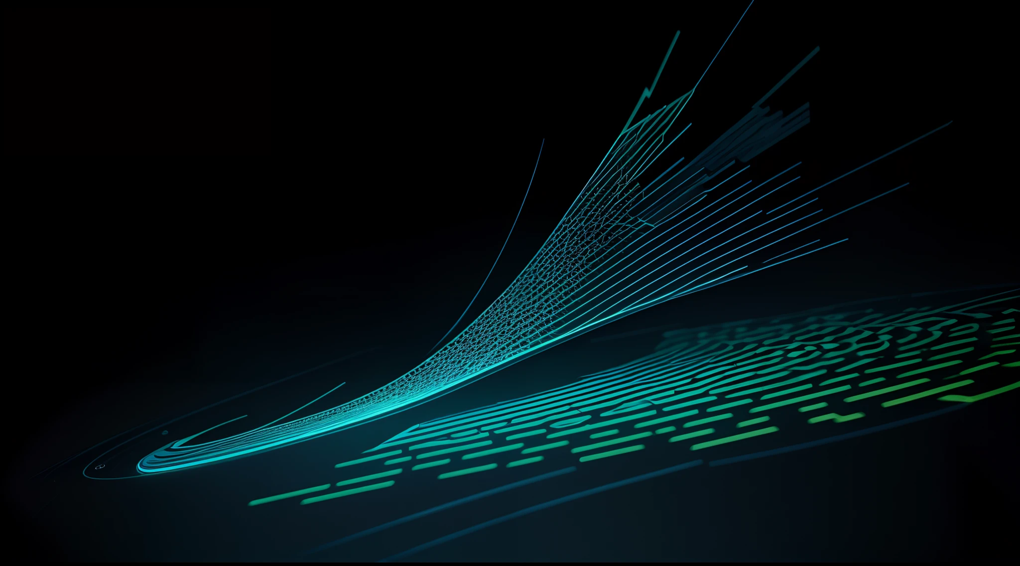 Engaging 3D visualization featuring stunning graphs、glinting