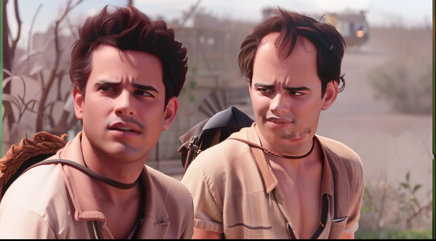 Chicó and João Grilo, Two characters from the movie "O Auto da Compadecida", da rede globo