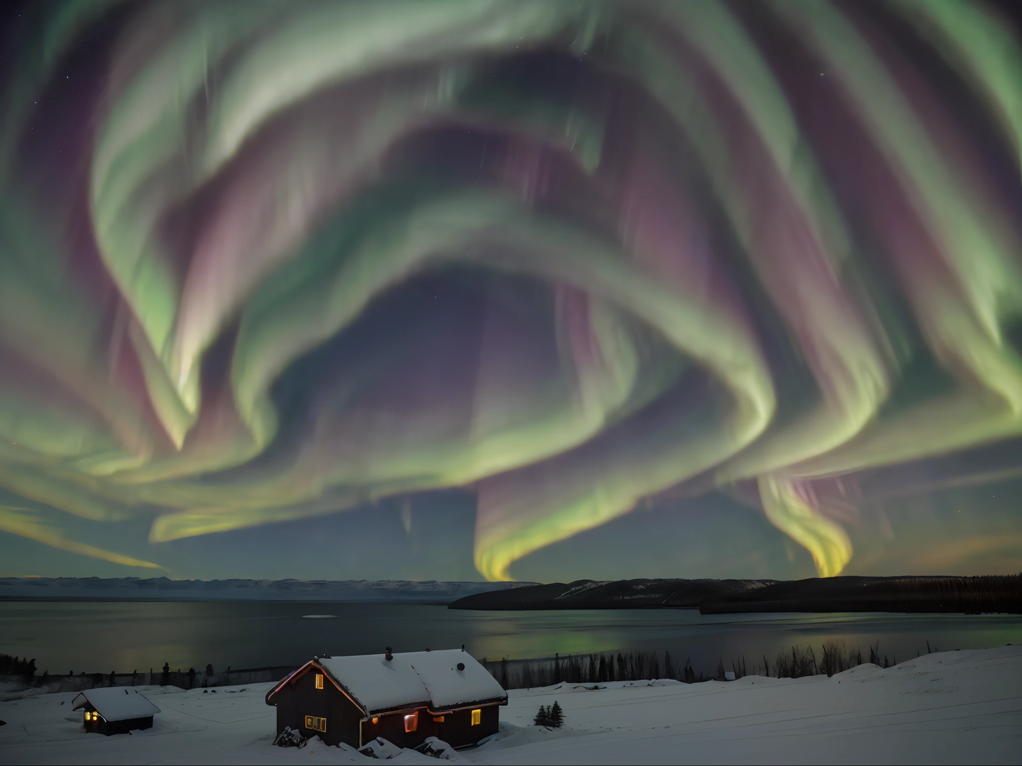 Northern Lights (Aurora Borealis): Ethereal, dancing lights in the northern sky caused by interactions between solar particles and the Earth's magnetic field.