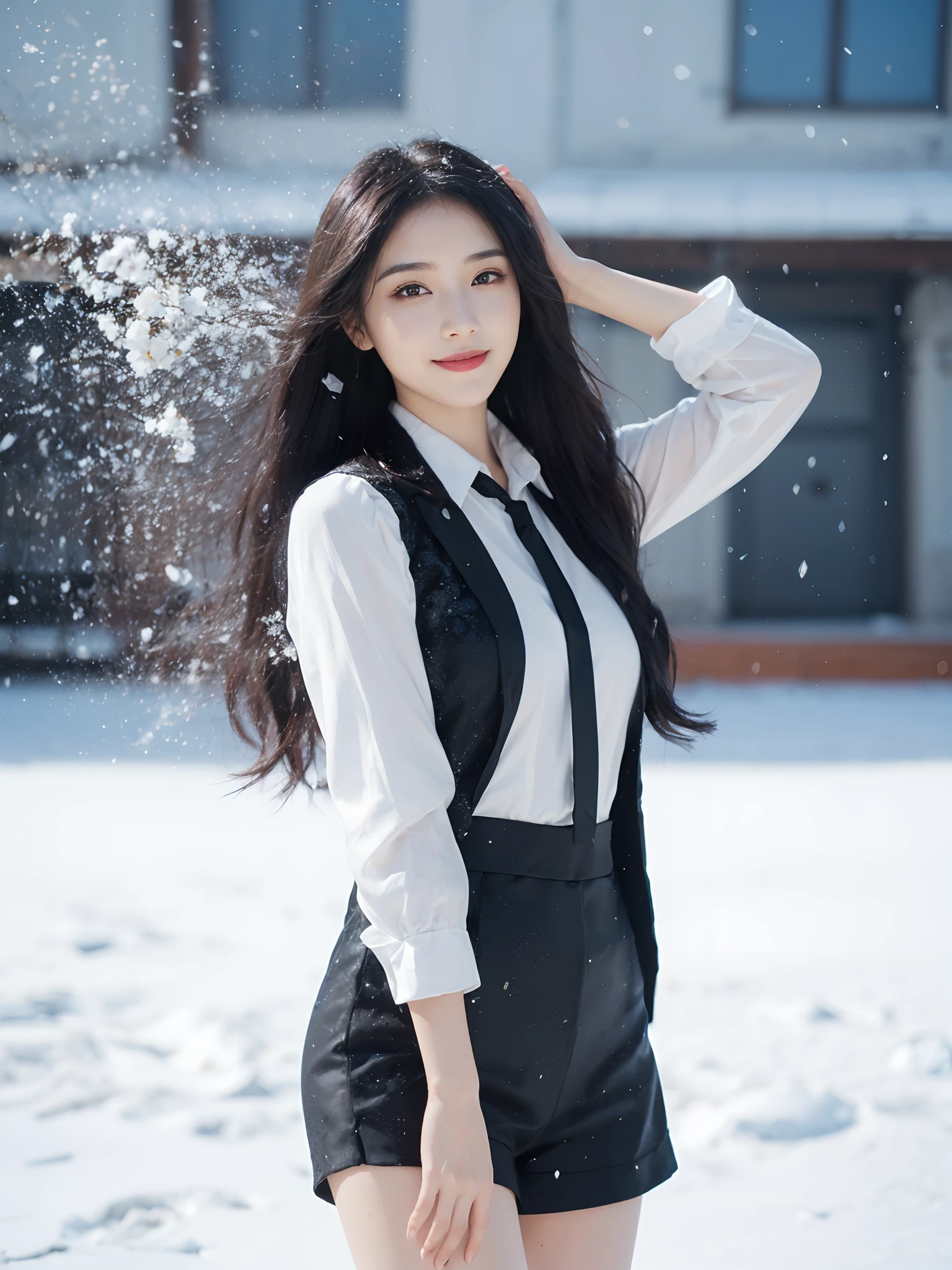(Very detailed, reasonable design, Clear lines,Best quality, Masterpiece,Light and dark Canon photography is crystal clear ,Large breasts,cropped shoulders,Lace(realisticlying:1.2)Beutiful women,Red wedding dress,Full body photo,Smile