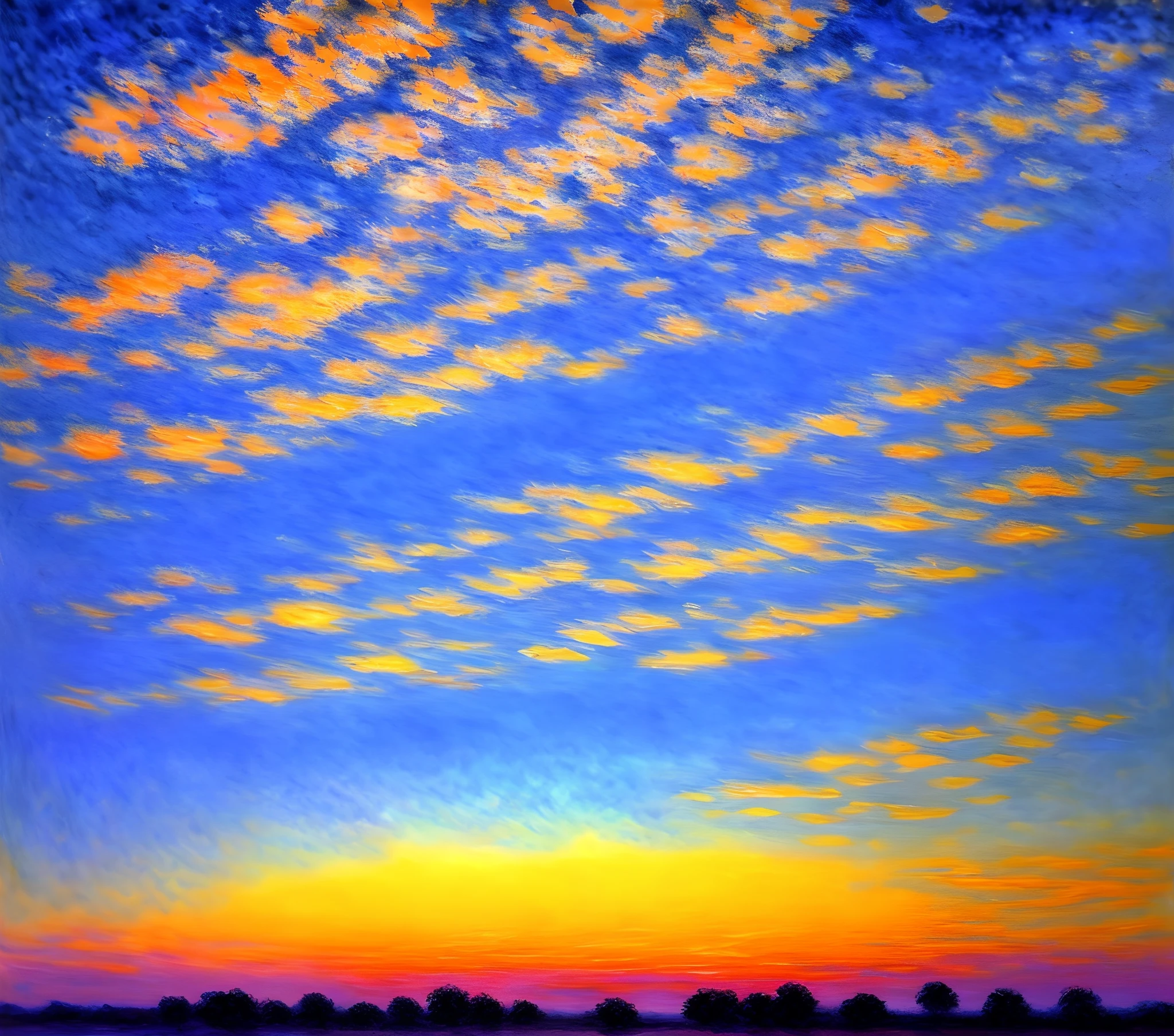 The sky painted by Monet