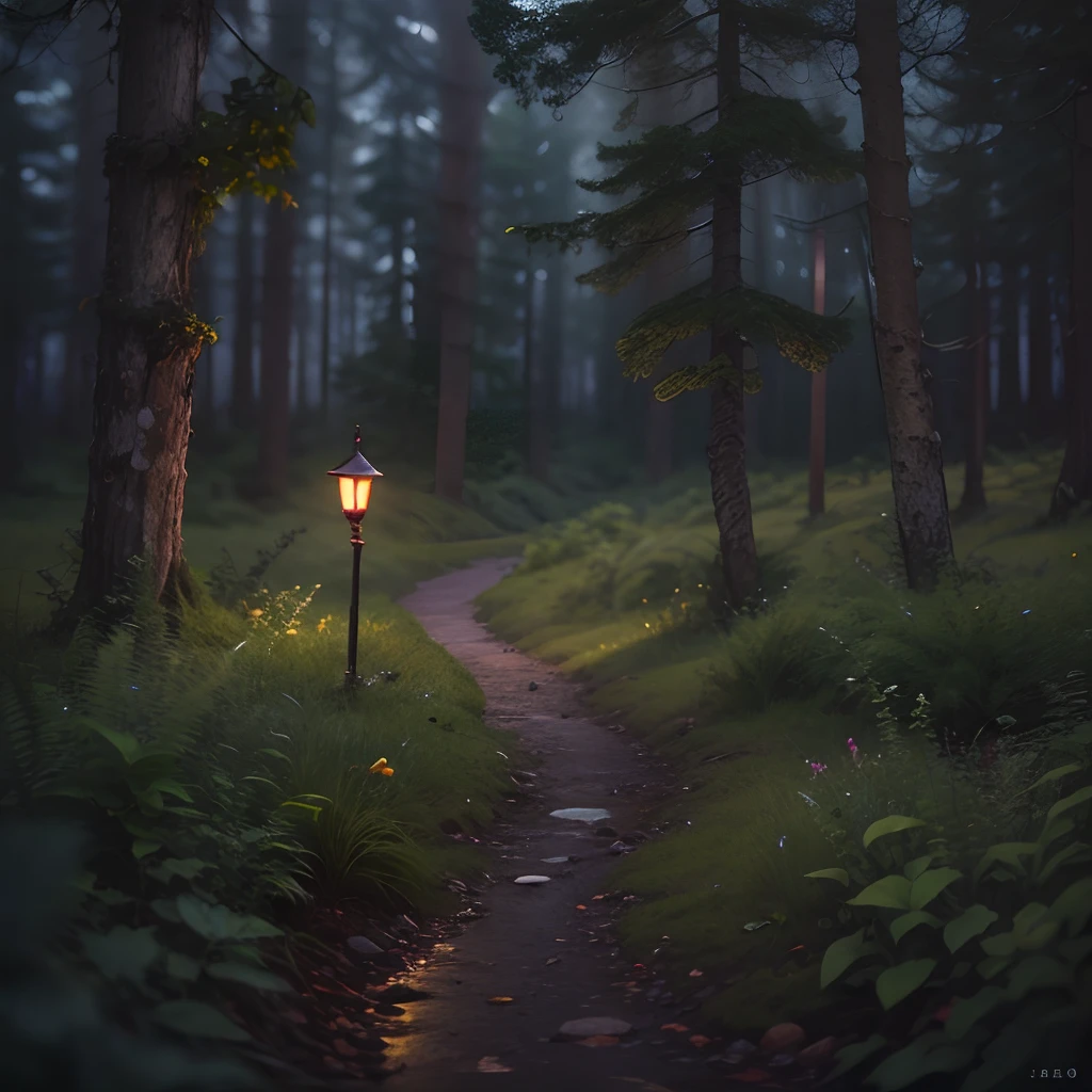 A LIGHT IN THE FOREST