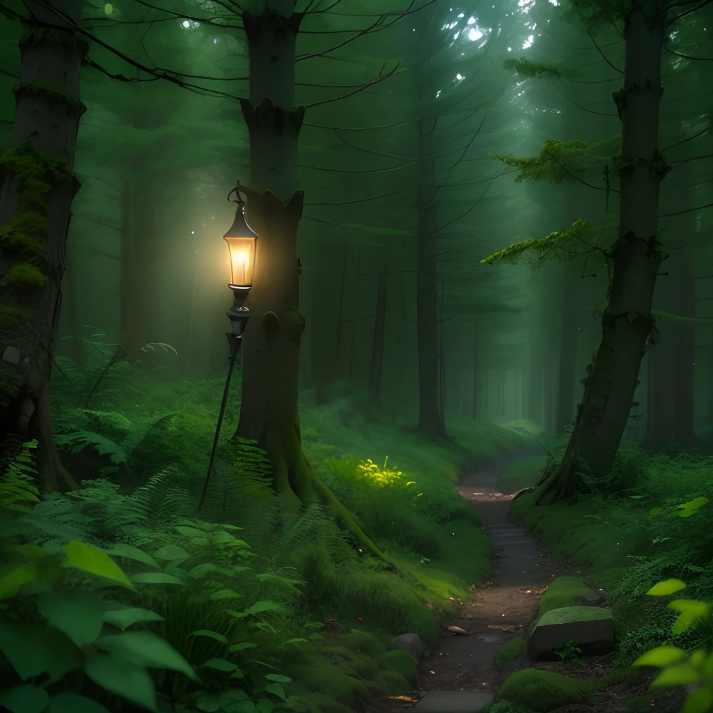 A LIGHT IN THE FOREST